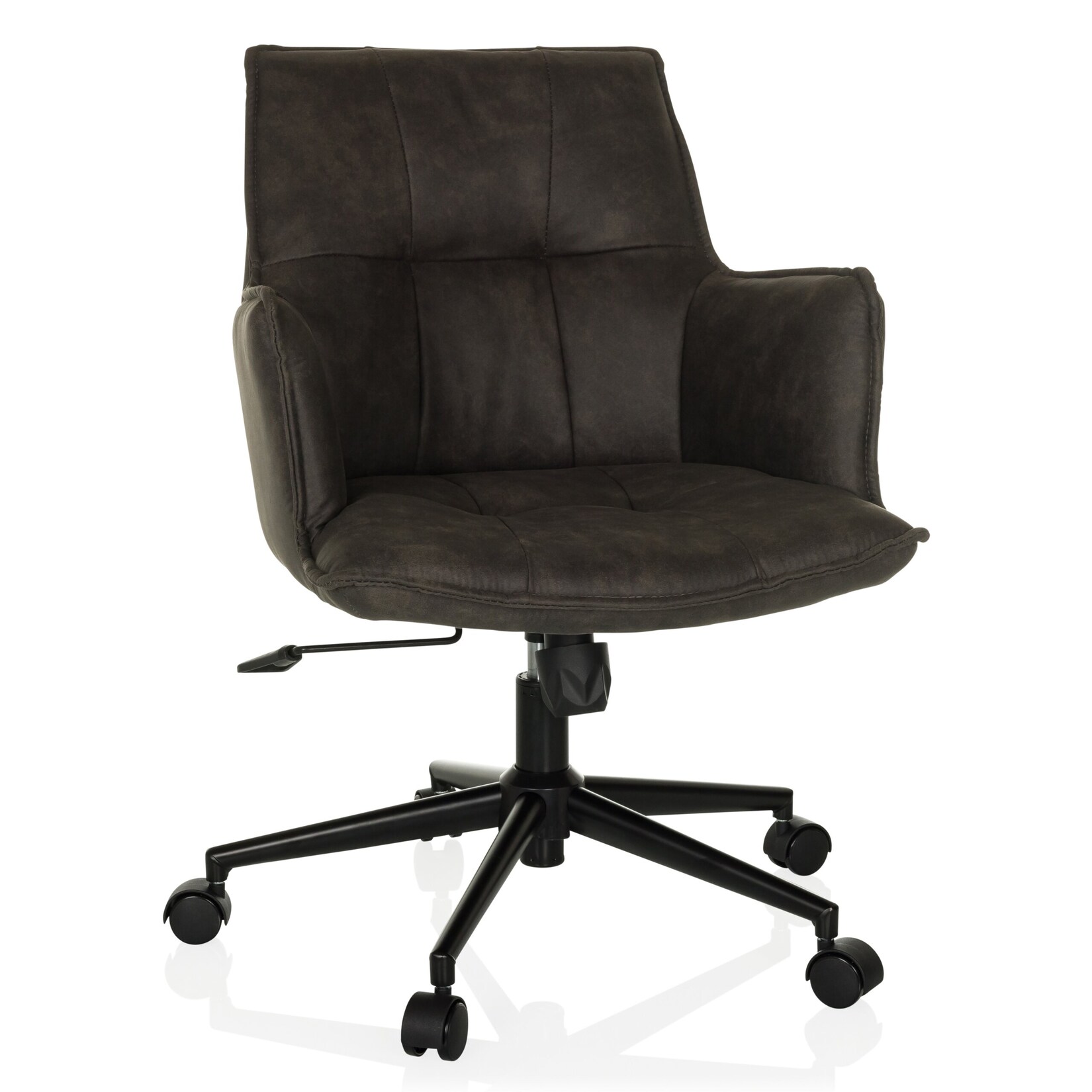hjh LIVING Home Office Bürostuhl SOLAO LIFE Stoff mit Armlehnen