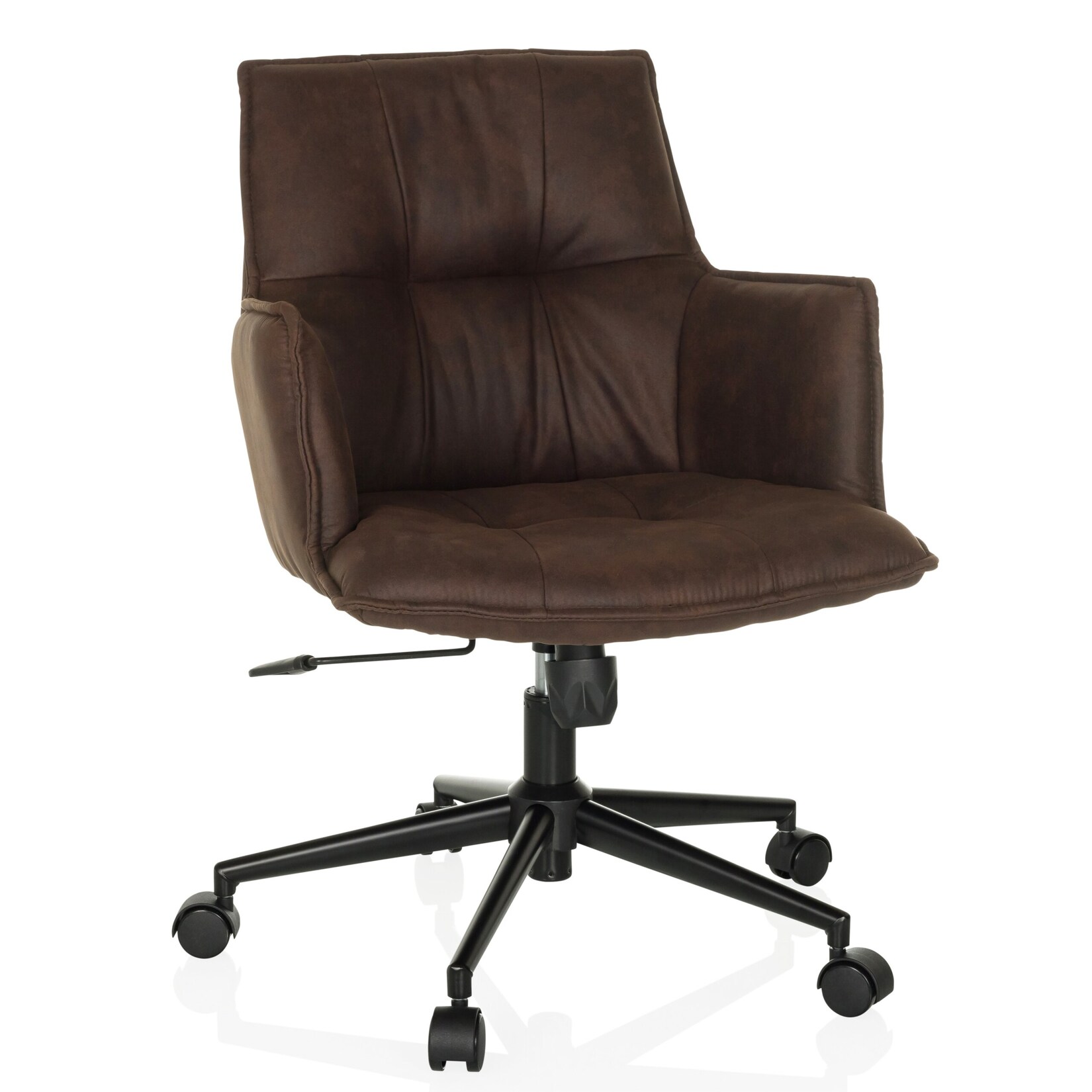 hjh LIVING Home Office Bürostuhl SOLAO LIFE Stoff mit Armlehnen