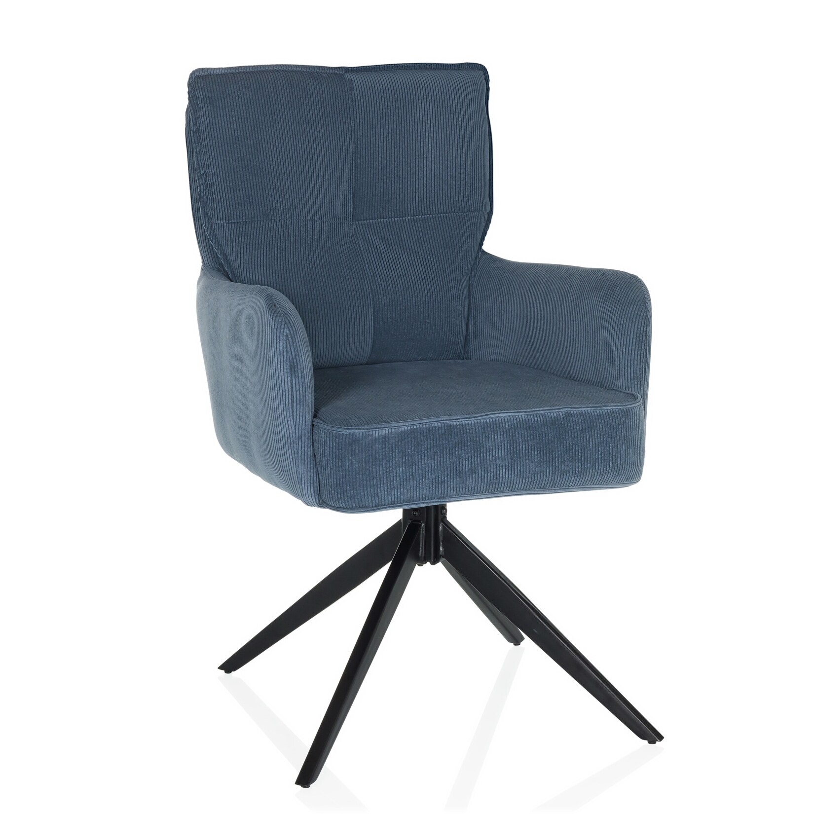 hjh LIVING Polsterstuhl TARUGO Stoff mit Armlehnen