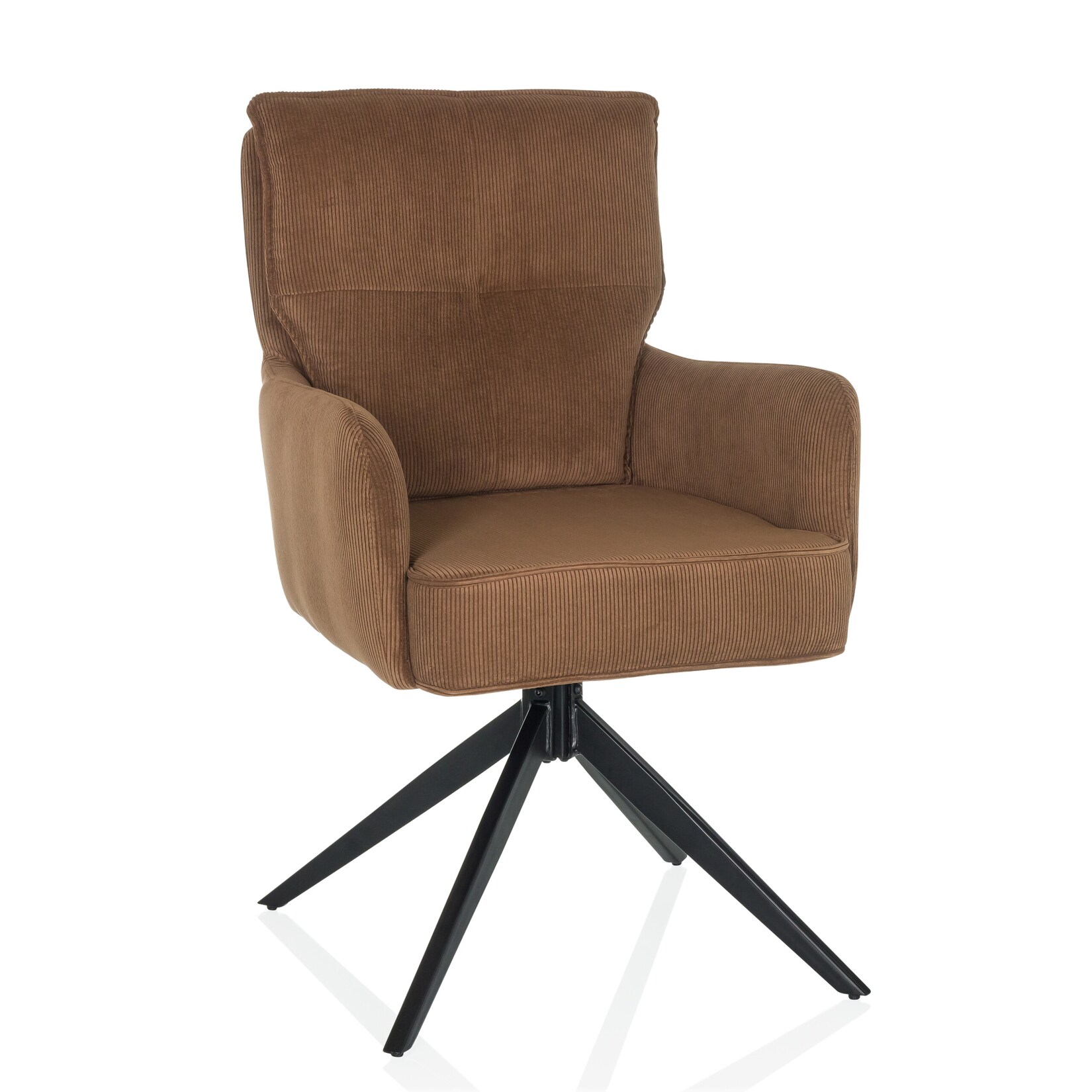 hjh LIVING Polsterstuhl TARUGO Stoff mit Armlehnen
