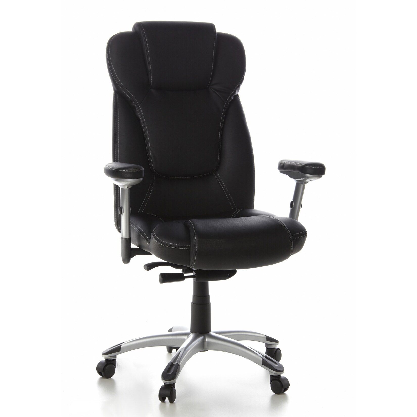 hjh OFFICE Profi Chefsessel EMBASSY 200 Kunstleder mit Armlehnen (höhenverstellbar) | 04260182535493