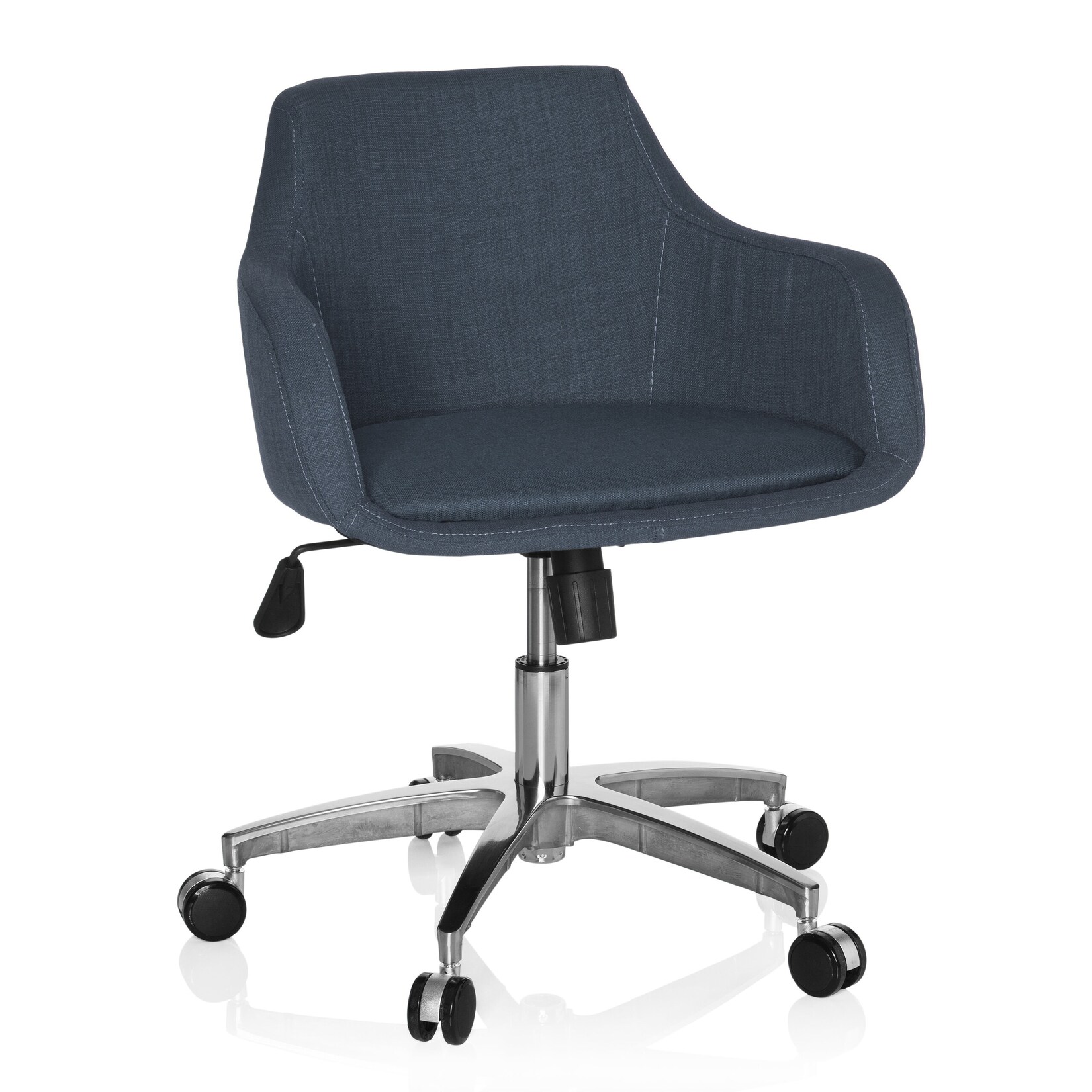 hjh OFFICE Home Office Bürostuhl SOLAO 100 Stoff mit Armlehnen
