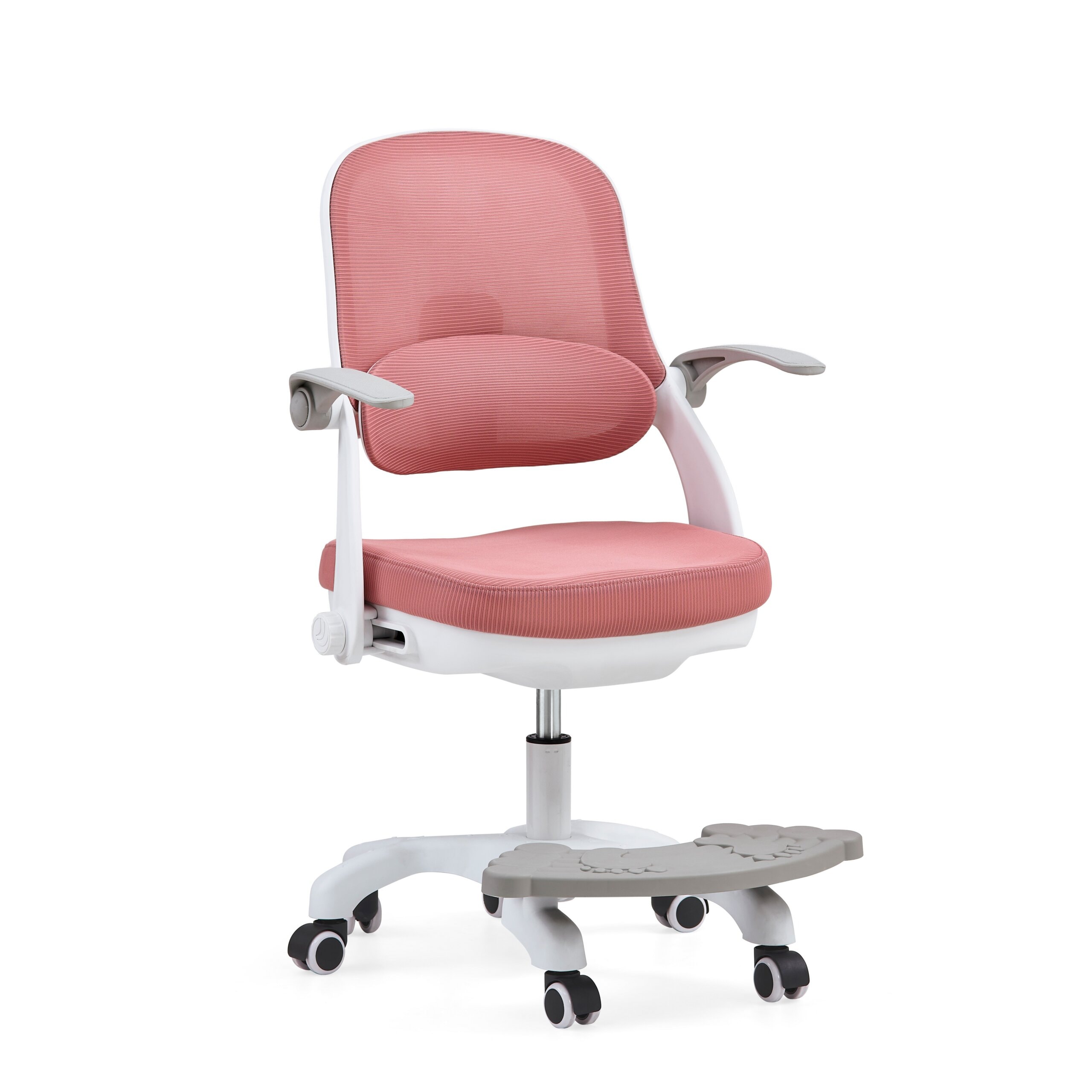 hjh OFFICE Kinderdrehstuhl Kiddy Smart Step Stoff / Netzstoff mit abklappbaren Armlehnen - Bild 1