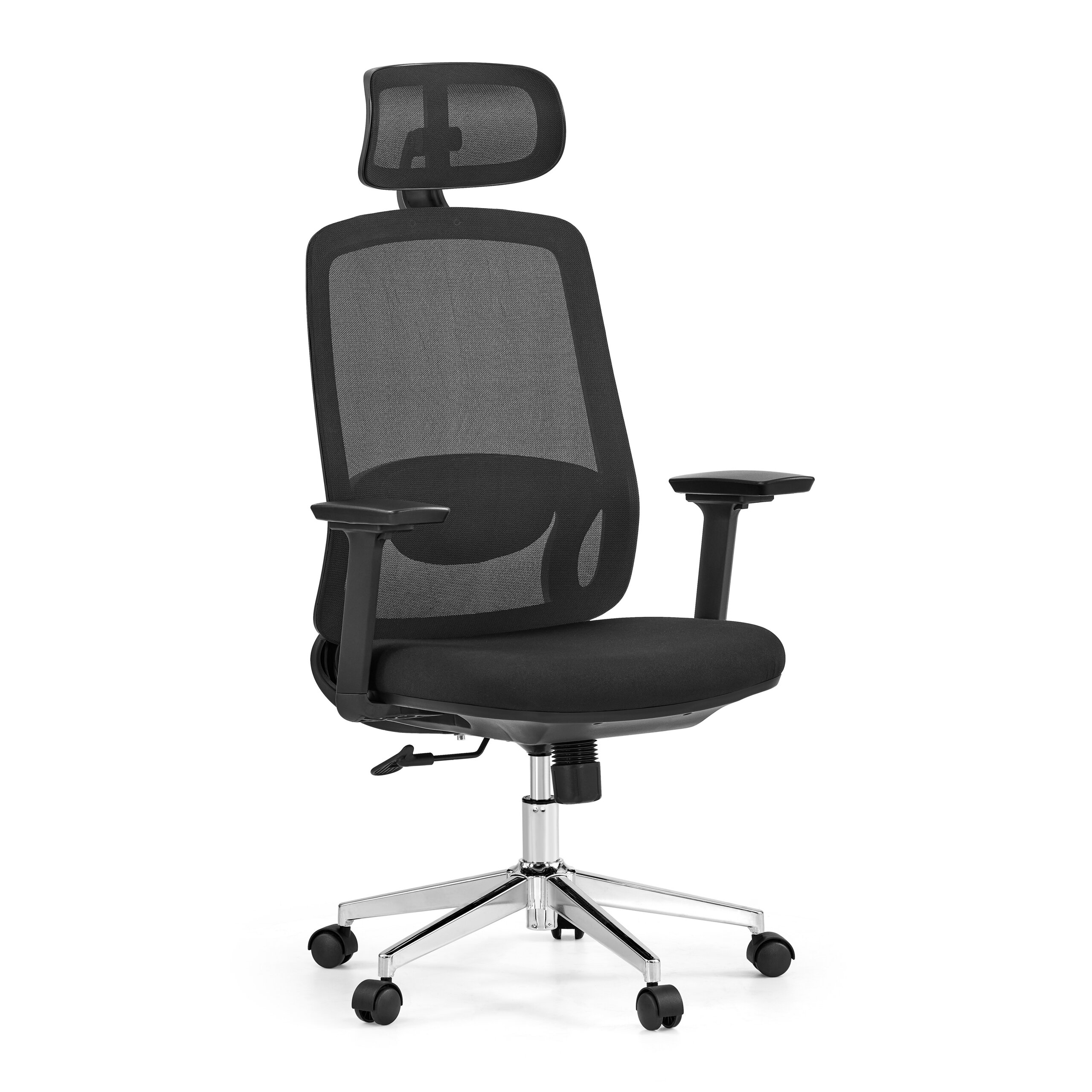 hjh OFFICE Profi B&uuml;rostuhl Ergosento Stoff / Netzstoff mit Armlehnen (h&ouml;henverstellbar) - Bild 1