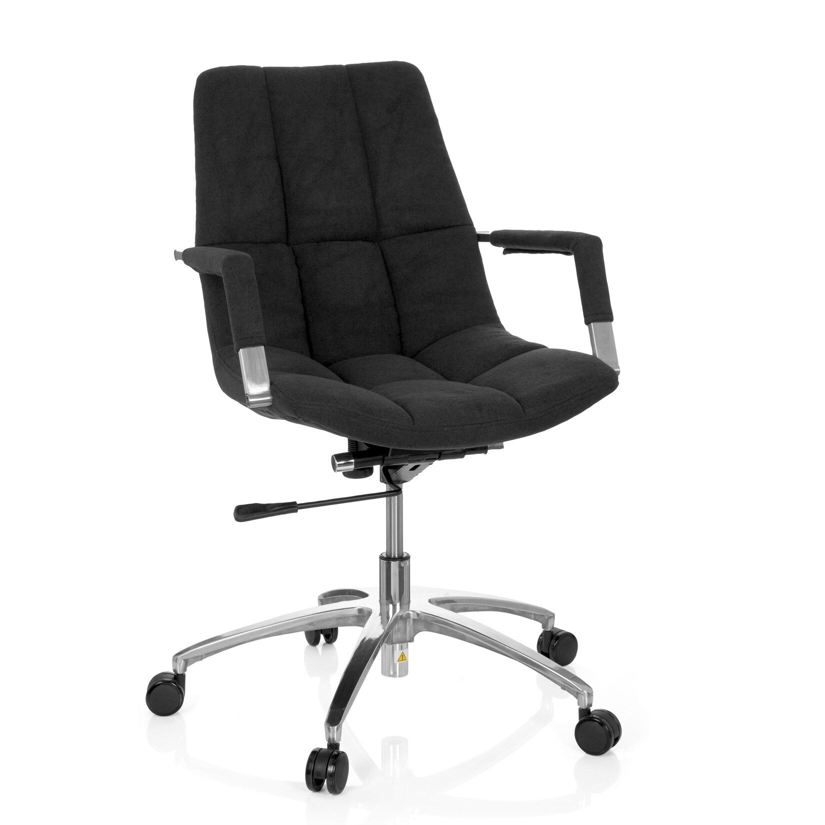 hjh OFFICE Home Office Bürostuhl SARANTO Stoff mit Armlehnen