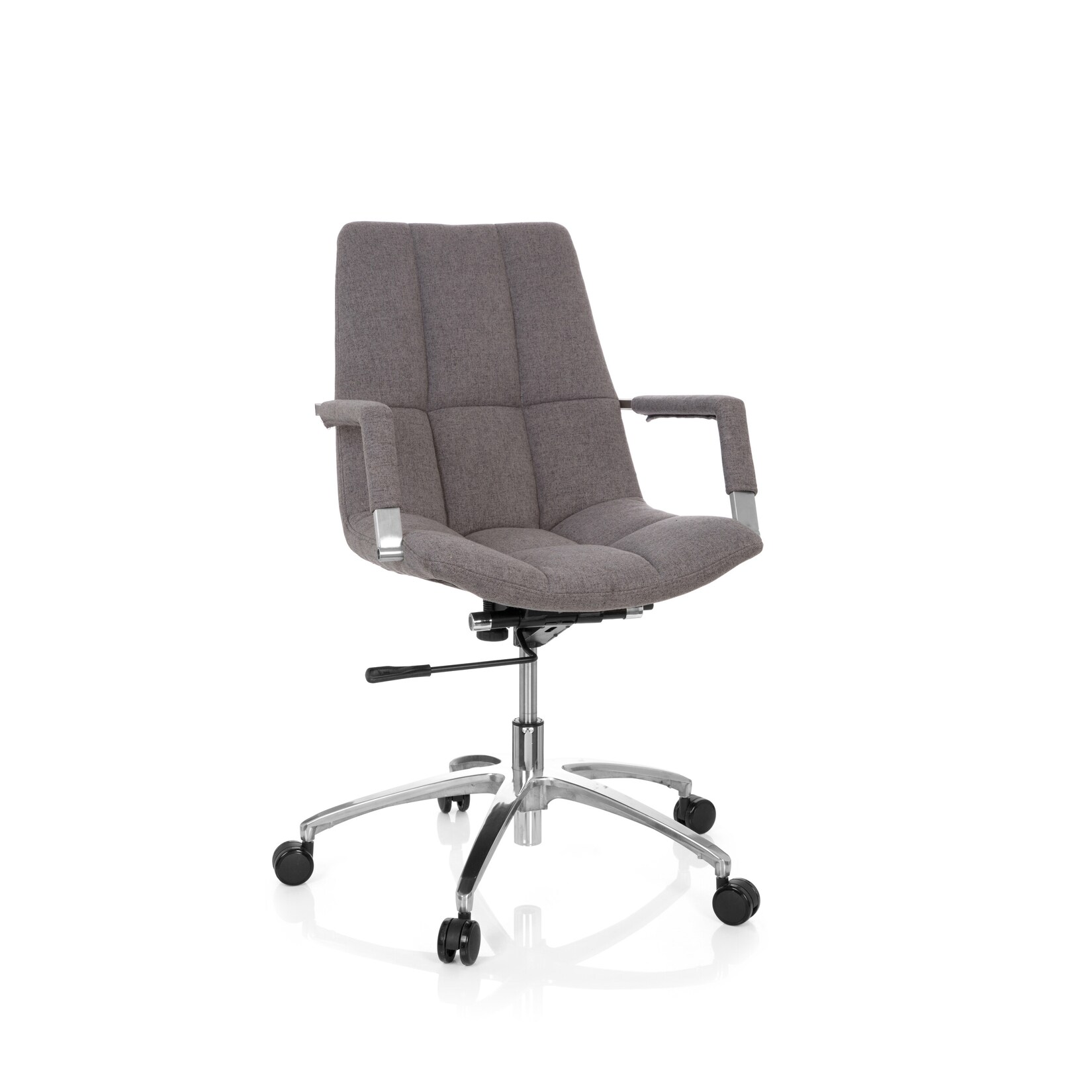 hjh OFFICE Home Office Bürostuhl SARANTO Stoff mit Armlehnen