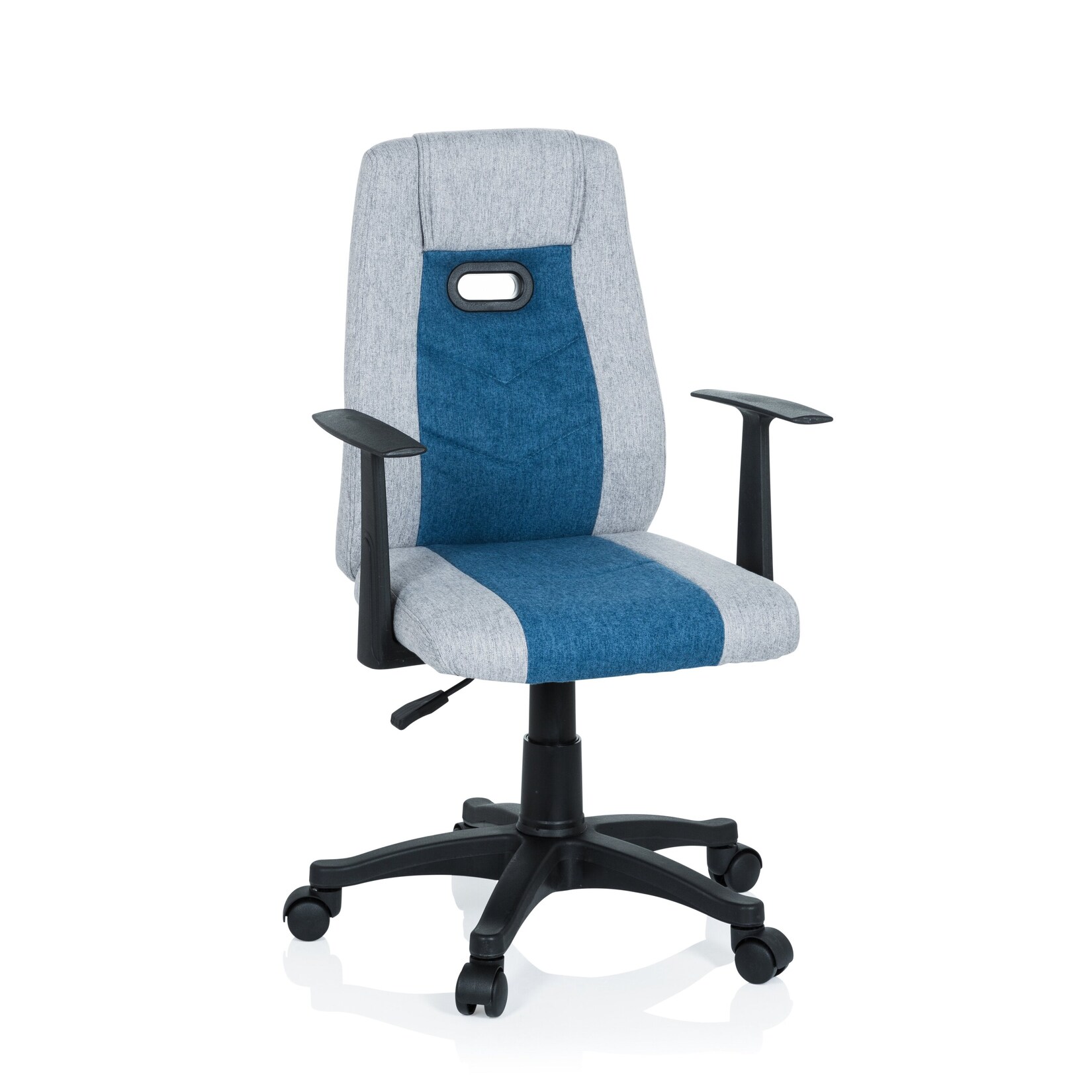 hjh OFFICE Kinderdrehstuhl KIDDY EXTRA Stoff mit Armlehnen