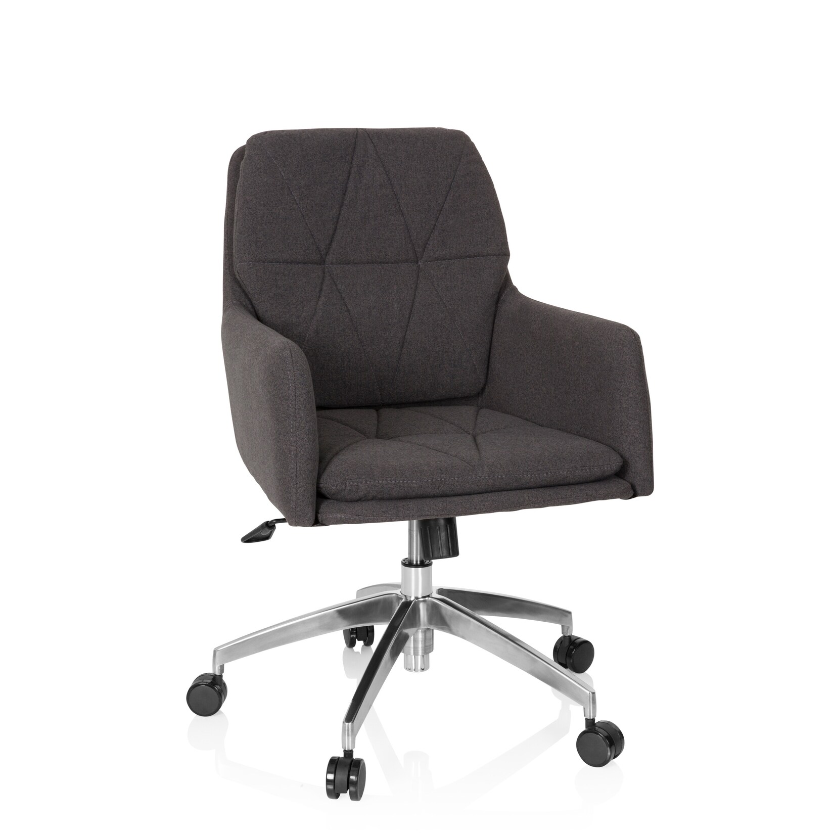 Home Office Bürostuhl SHAKE 350 Stoff mit Armlehnen hjh OFFICE