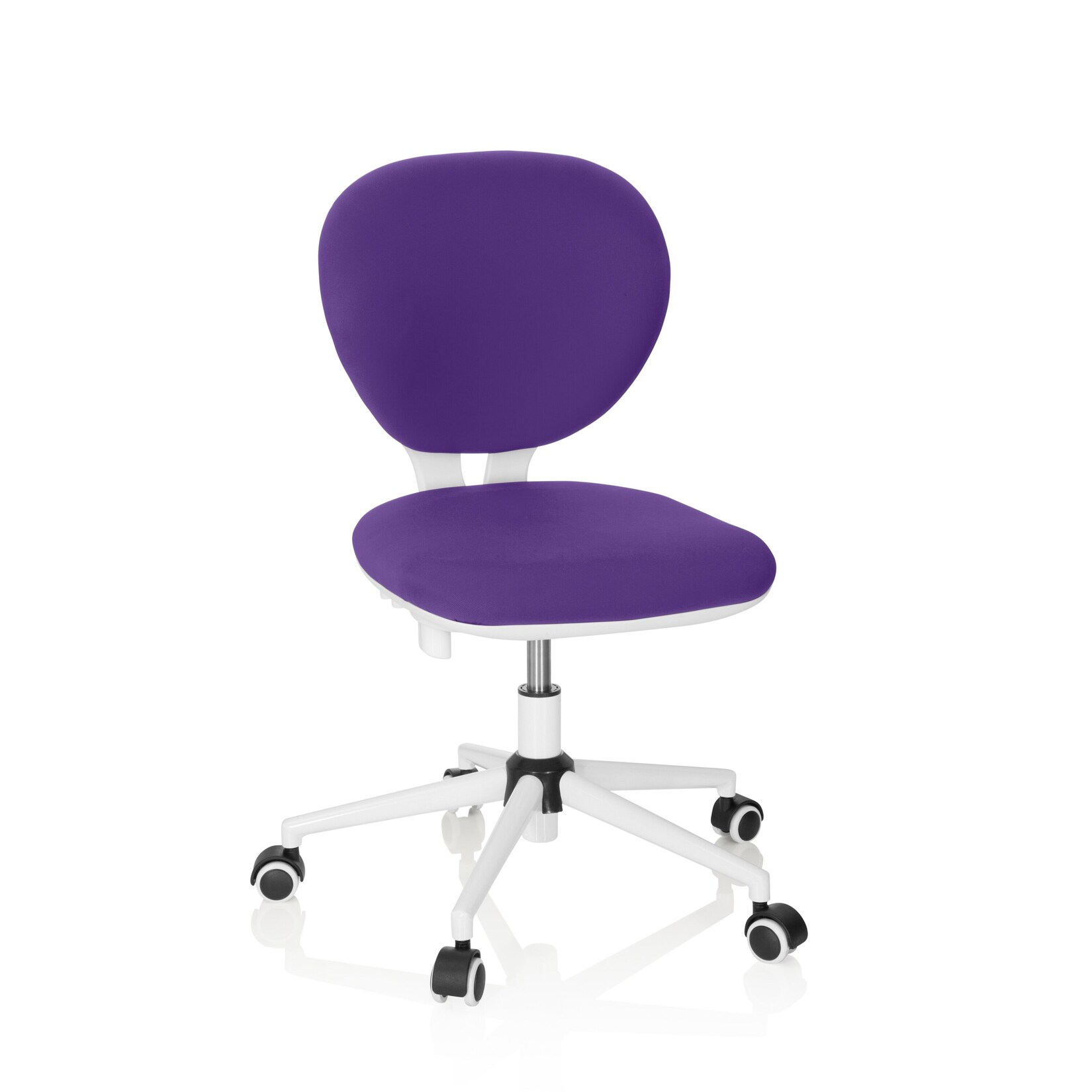 hjh OFFICE Kinderdrehstuhl KID VIVO Stoff ohne Armlehnen