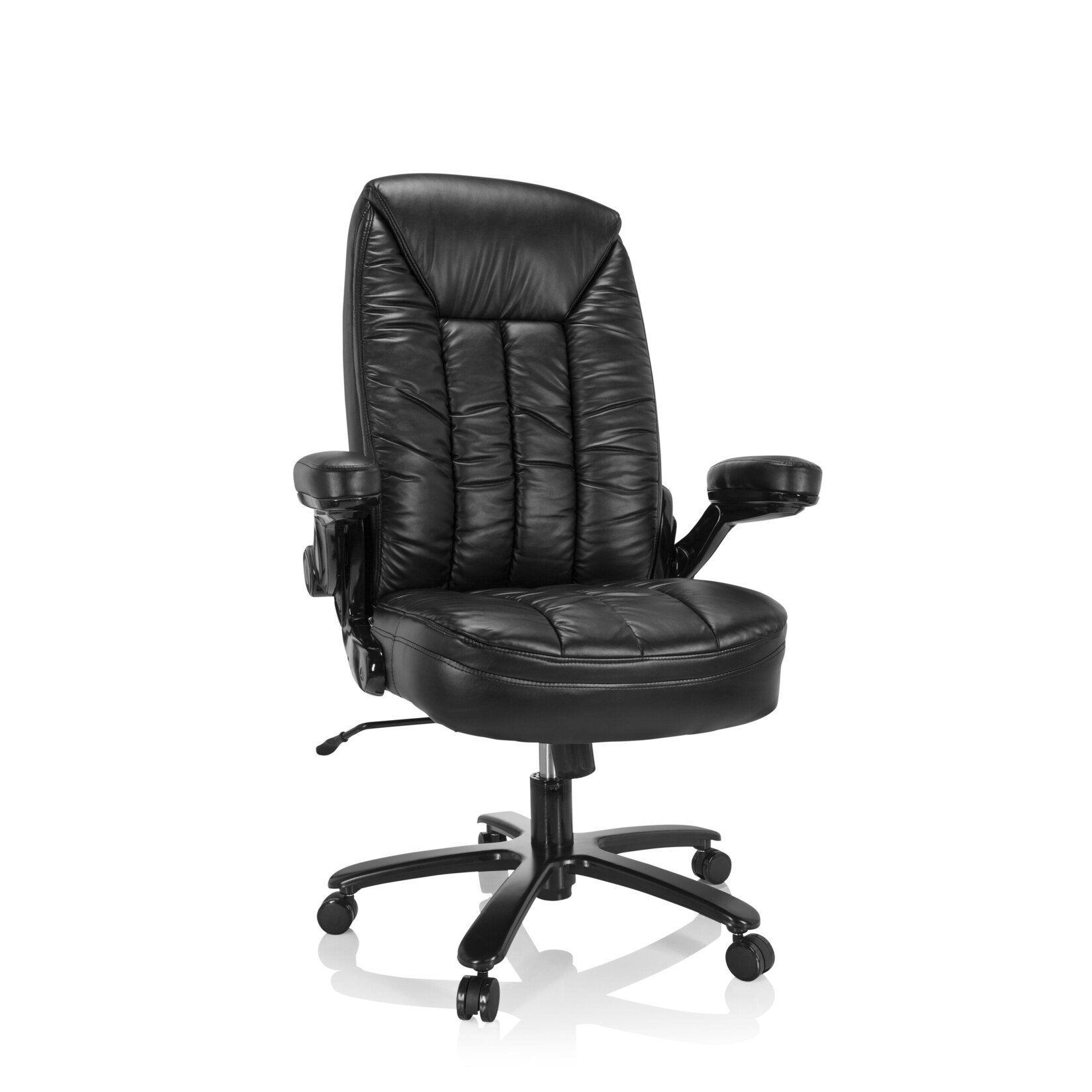 hjh OFFICE XXL Drehstuhl INSTRUCTOR III Kunstleder mit abklappbaren Armlehnen | 04064323017493