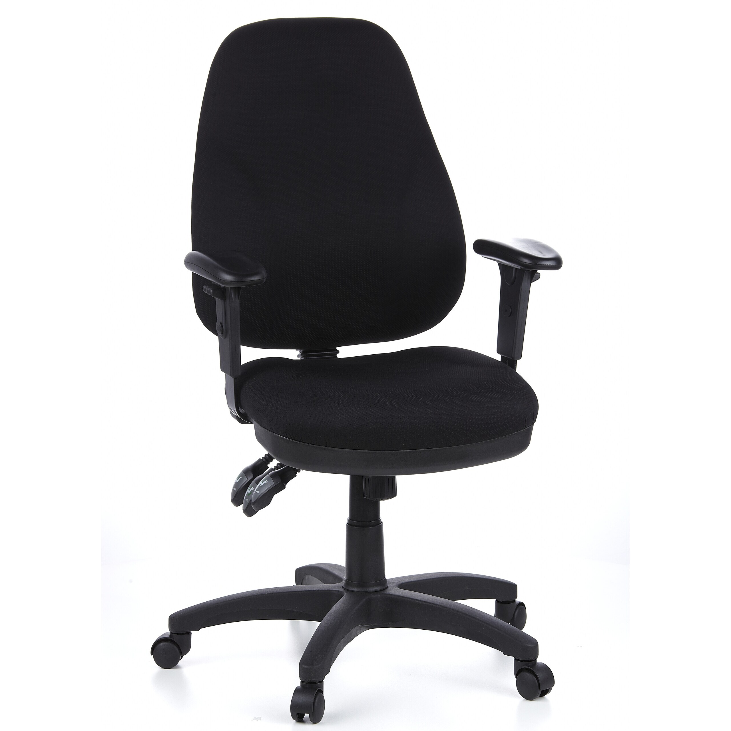 hjh OFFICE Profi B&uuml;rostuhl ZENIT PRO Stoff mit Armlehnen (h&ouml;henverstellbar) - Bild 1