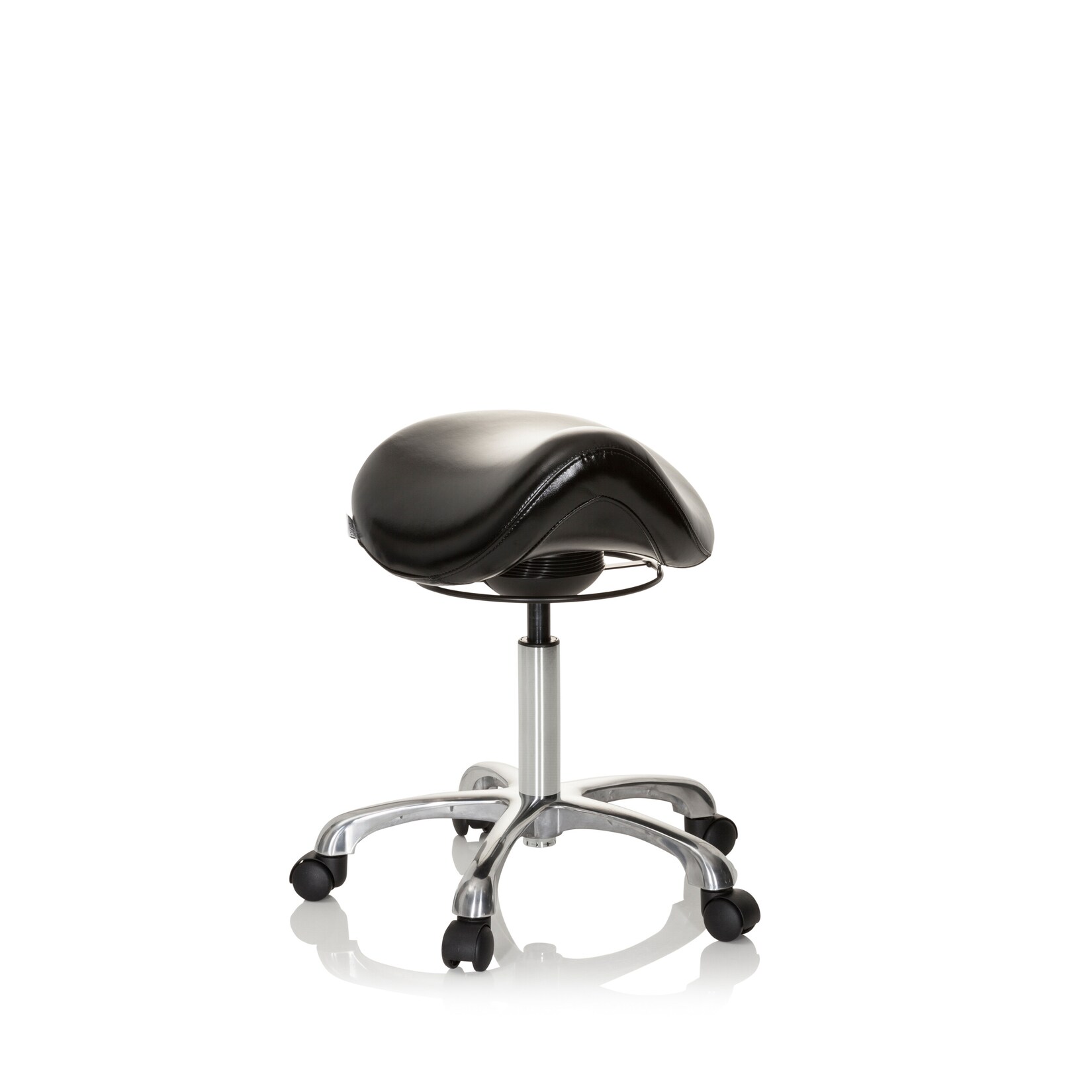hjh OFFICE Sattelhocker ORTHO SIT Kunstleder ohne Armlehnen | 04251084672218