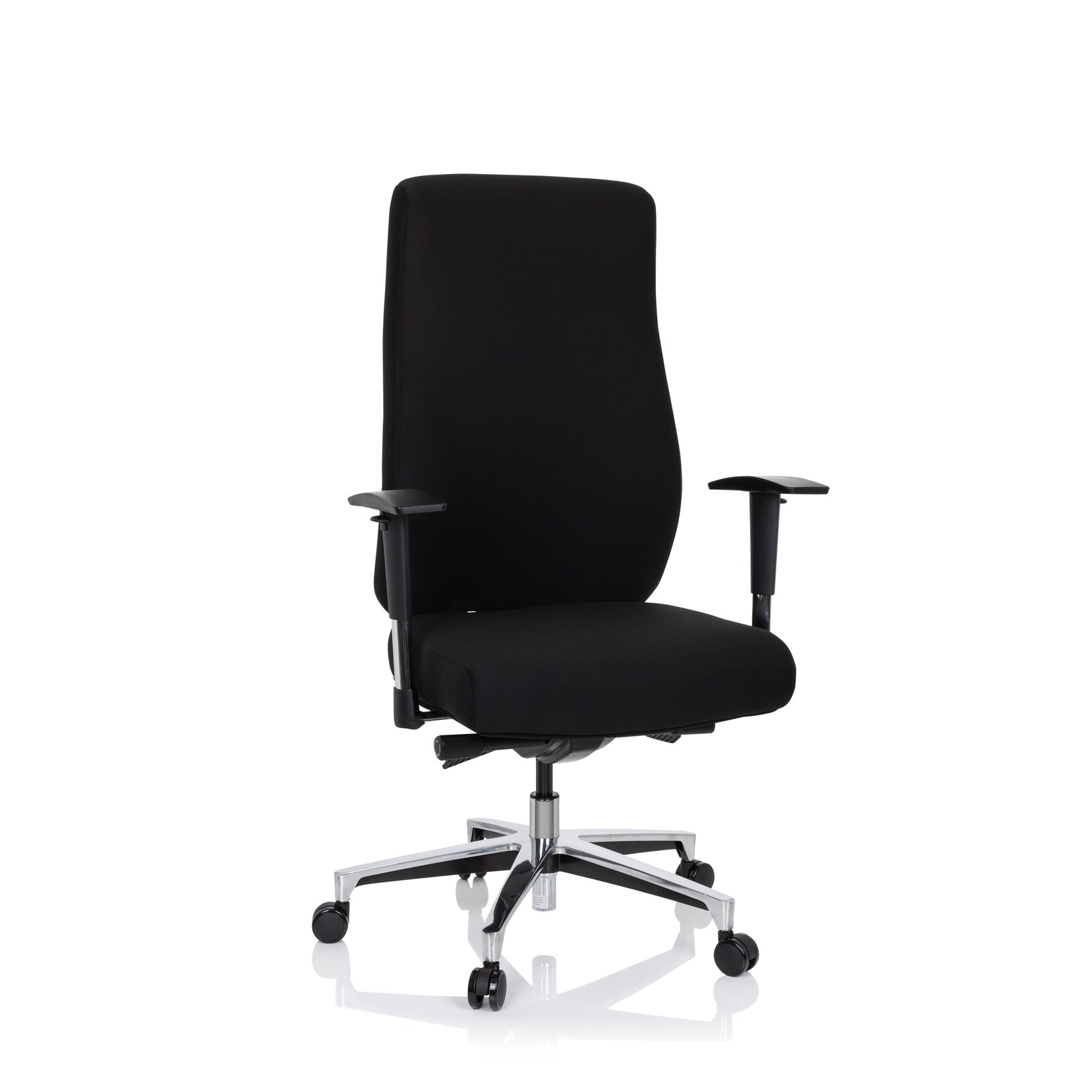 hjh OFFICE Profi Bürostuhl FORCOM Stoff mit Armlehnen (höhenverstellbar) | 04251084672454