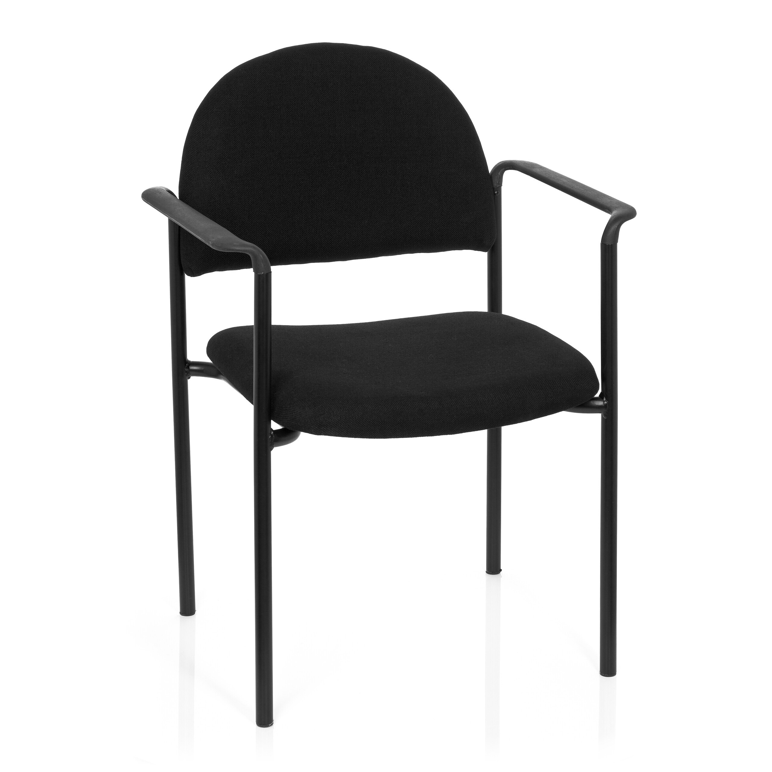 hjh OFFICE Vierfu&szlig;stuhl XT 700 Stoff mit Armlehnen - Bild 1