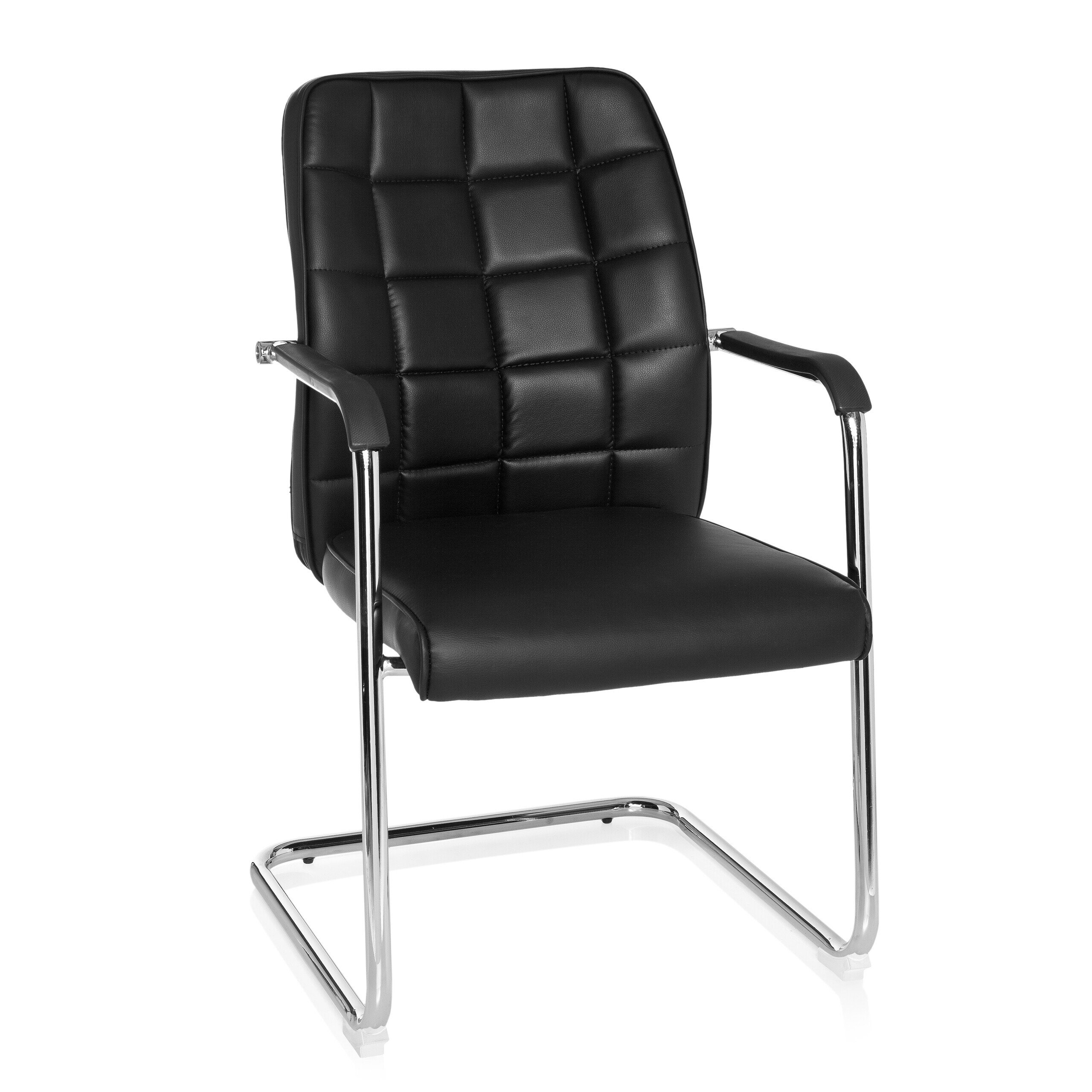 hjh OFFICE Freischwinger FLEXO V Kunstleder mit Armlehnen - Bild 1