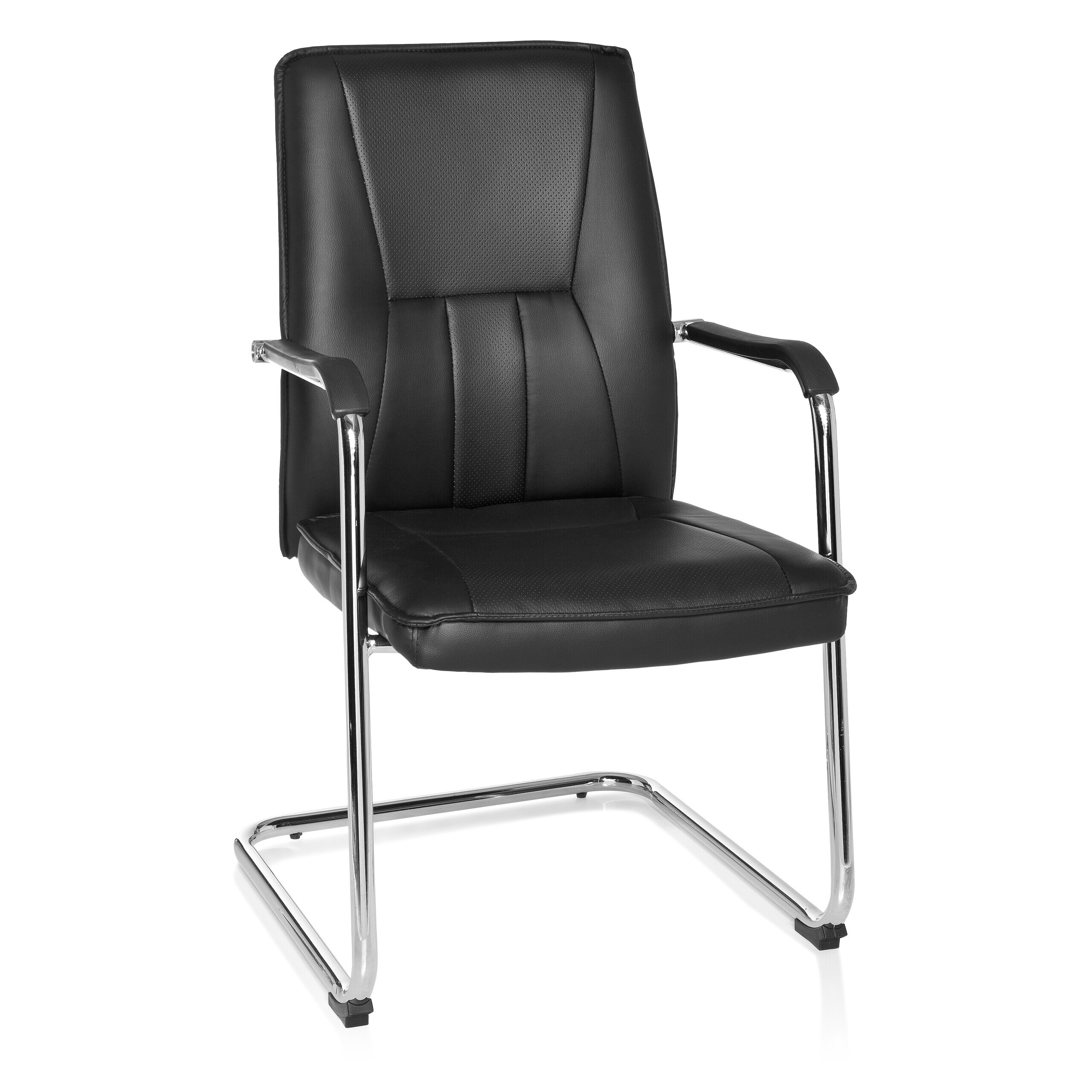 hjh OFFICE Freischwinger TILA V Kunstleder mit Armlehnen - Bild 1