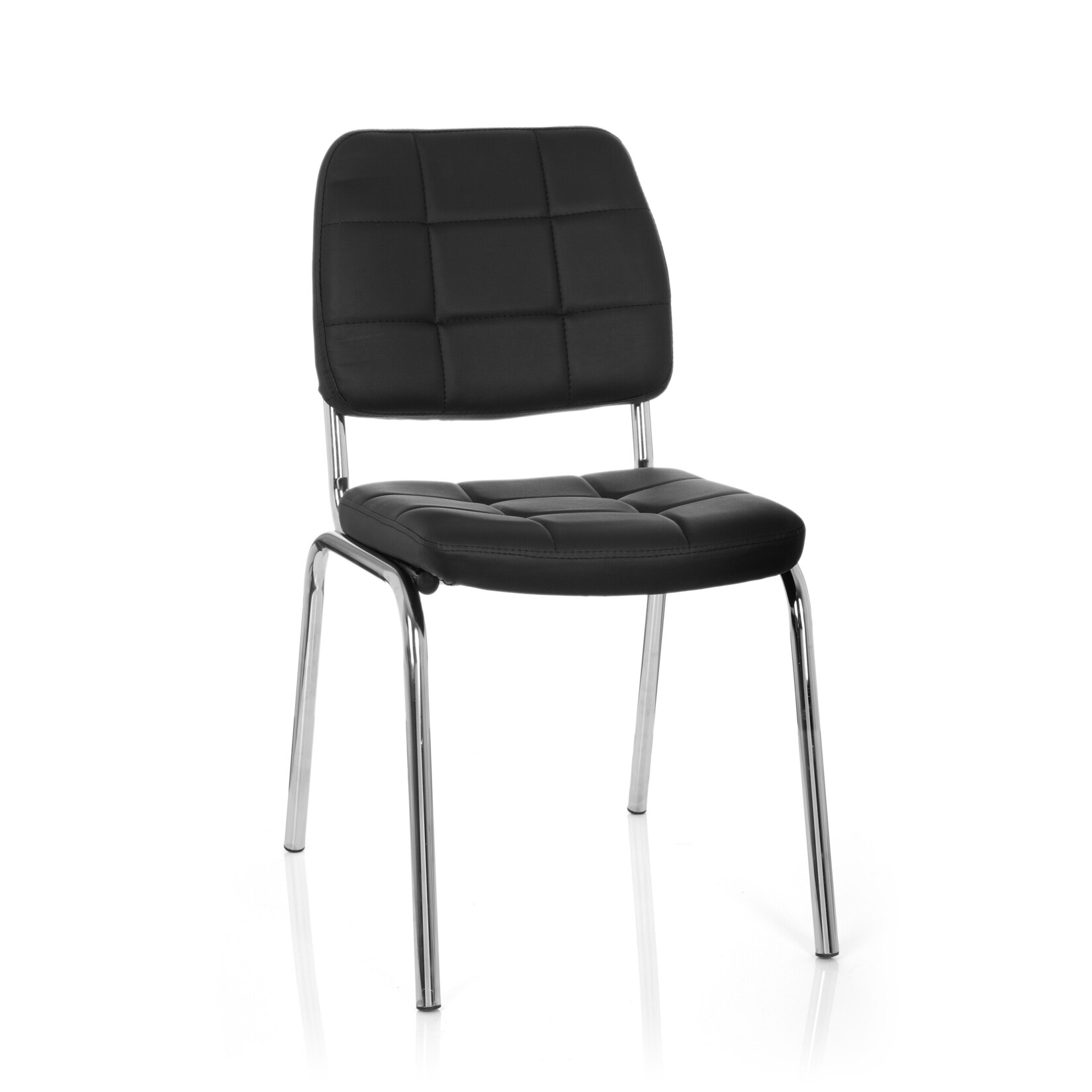 hjh OFFICE Vierfußstuhl PICENO V Kunstleder ohne Armlehnen | 04251084659523