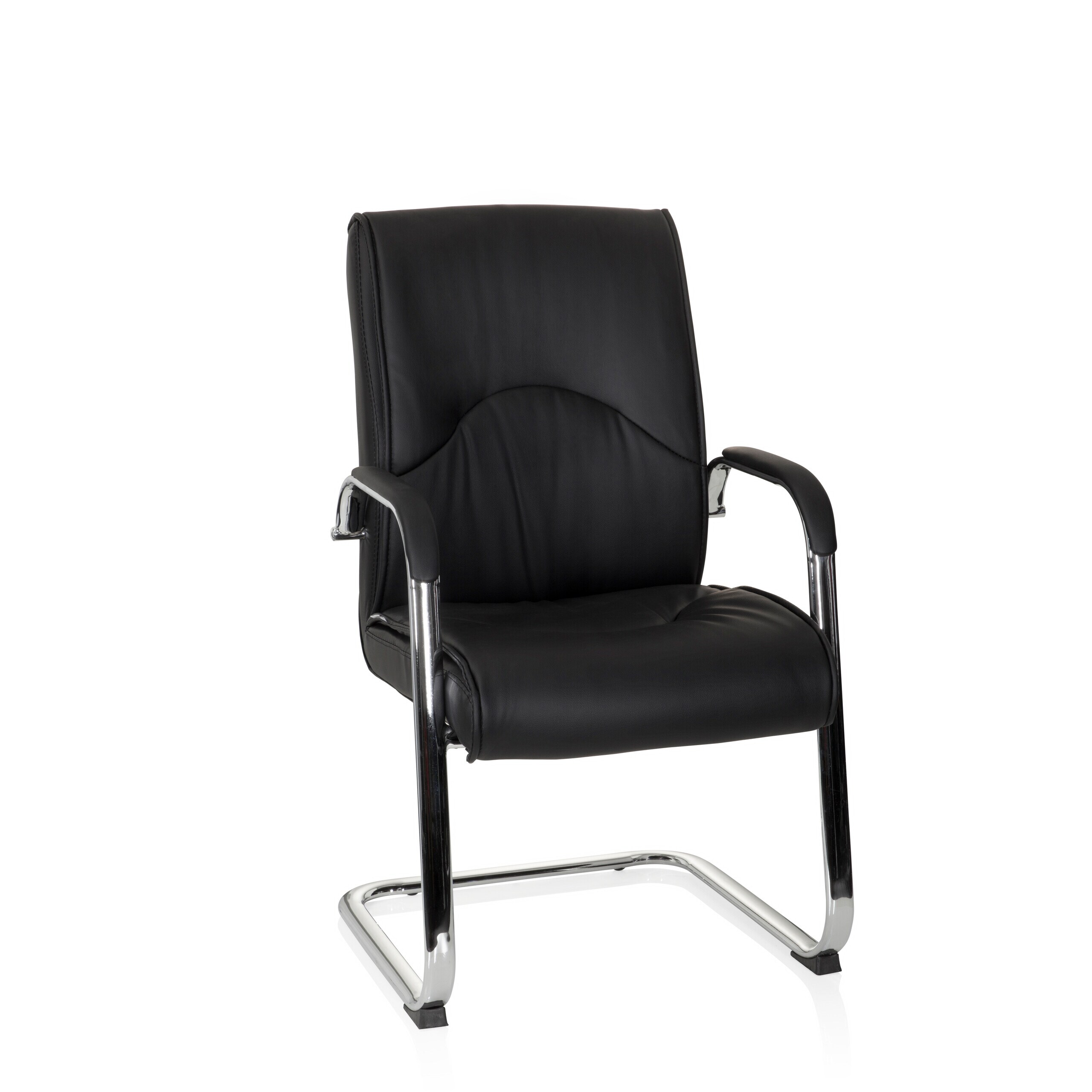 hjh OFFICE Freischwinger SOVRANO V Kunstleder mit Armlehnen - Bild 1