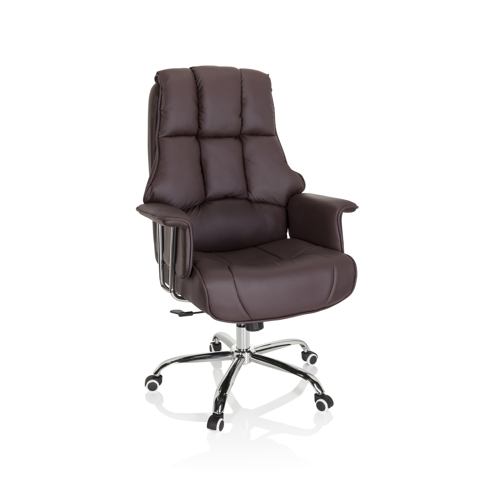 hjh OFFICE Profi Chefsessel COMMANDER Kunstleder mit Armlehnen