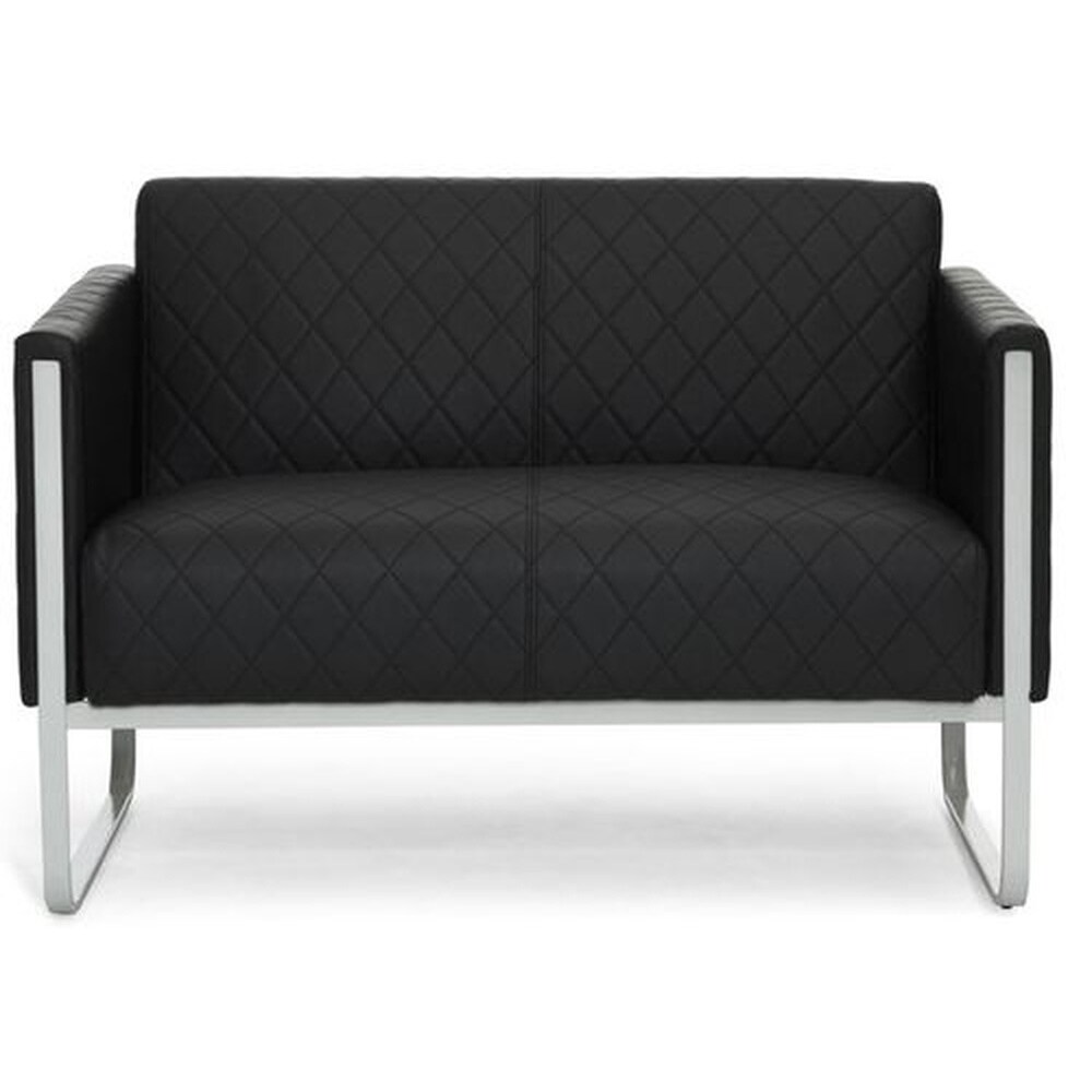 hjh OFFICE Lounge Sofa ARUBA STEP Kunstleder mit Armlehnen - Bild 1