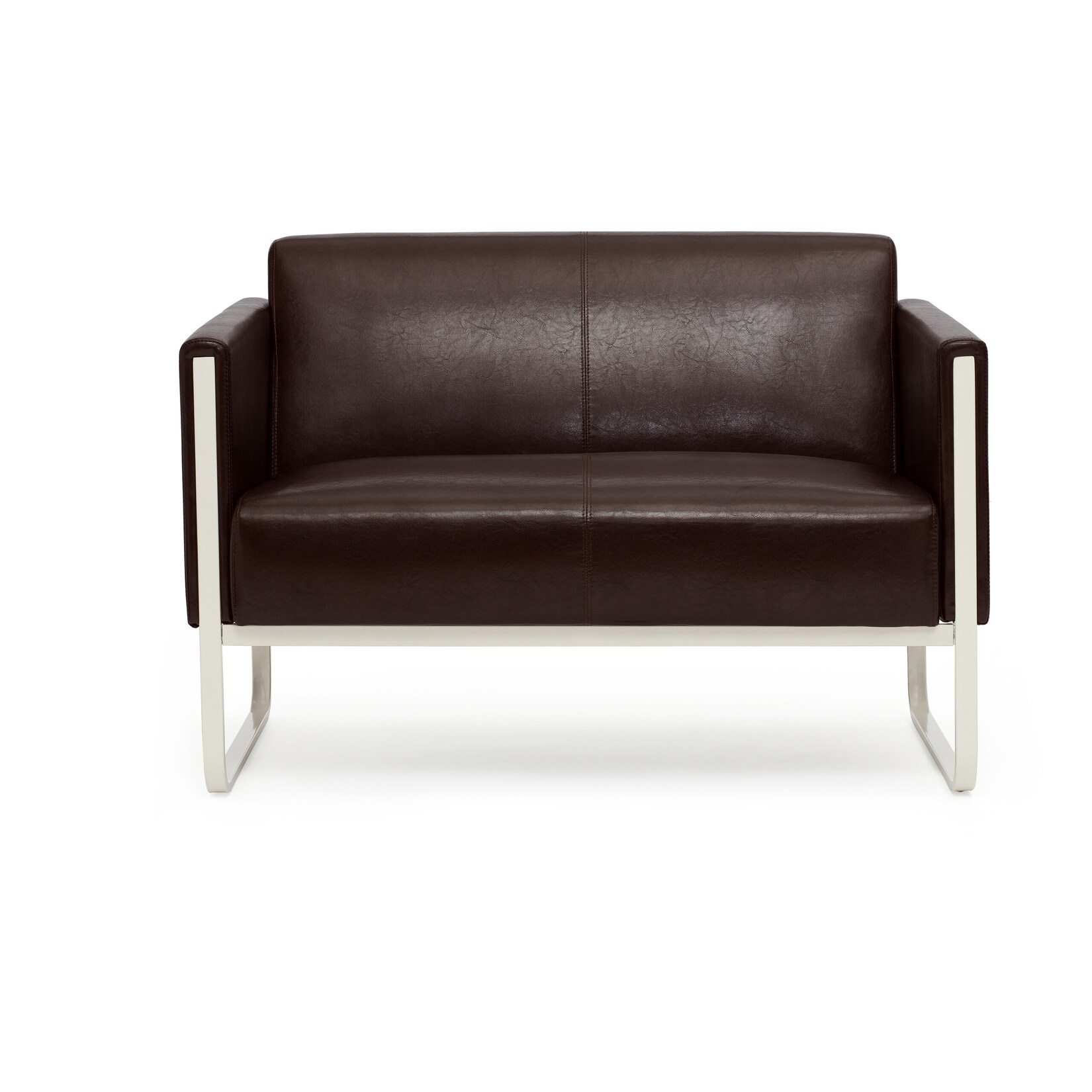 hjh OFFICE Lounge Sofa ARUBA Kunstleder mit Armlehnen