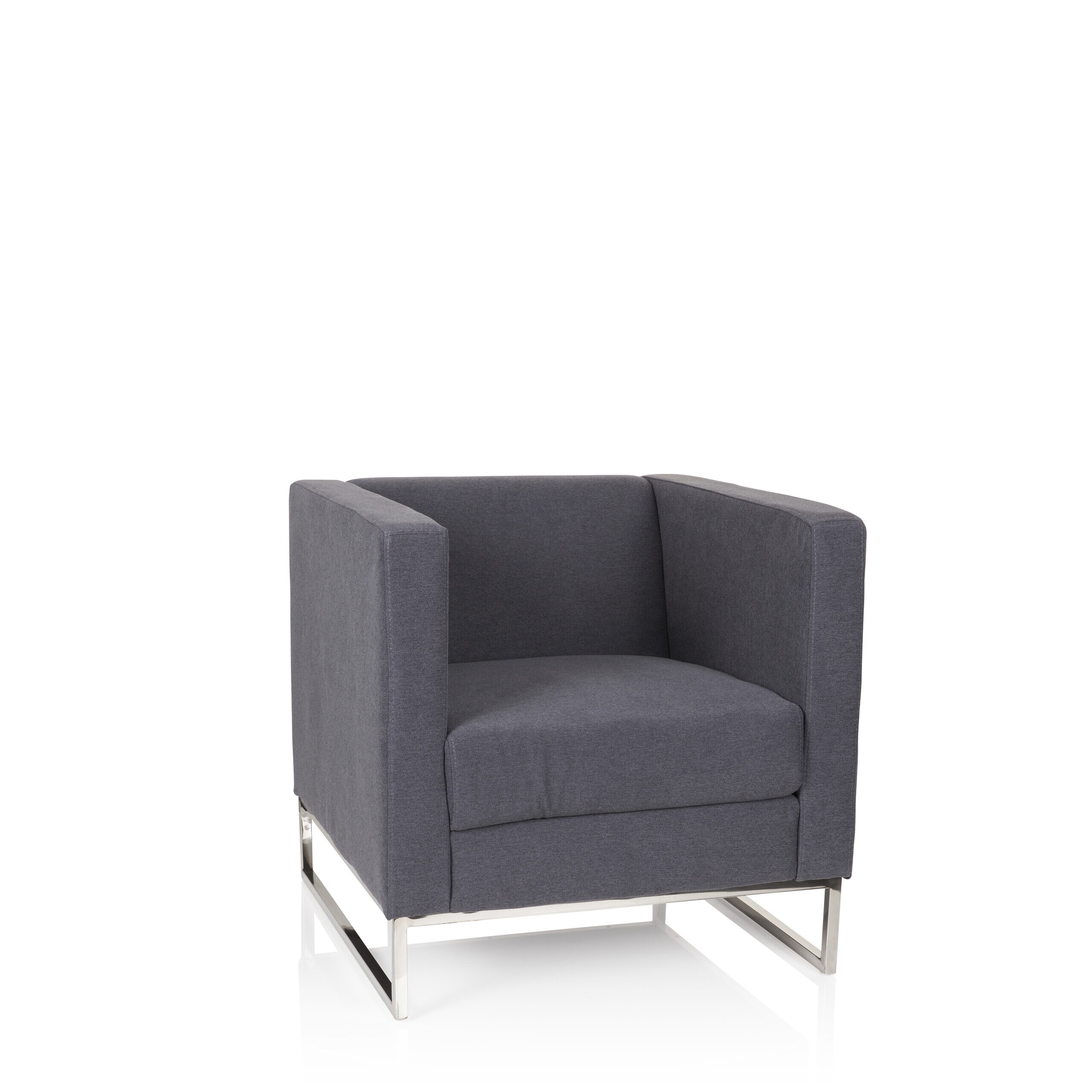 hjh OFFICE Polstersessel BARBADOS Stoff mit Armlehnen - Bild 1