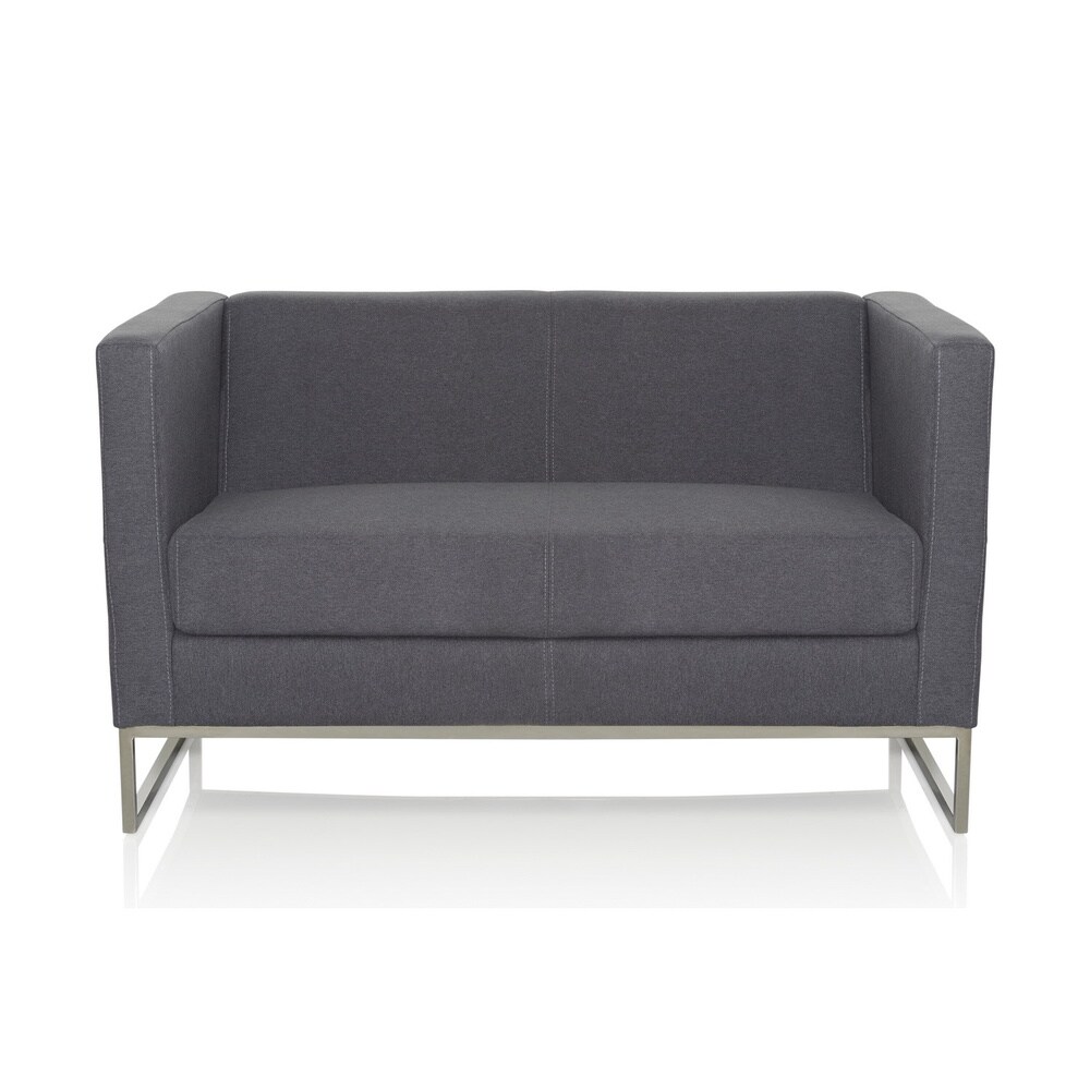 hjh OFFICE Lounge Sofa BARBADOS Stoff mit Armlehnen - Bild 1