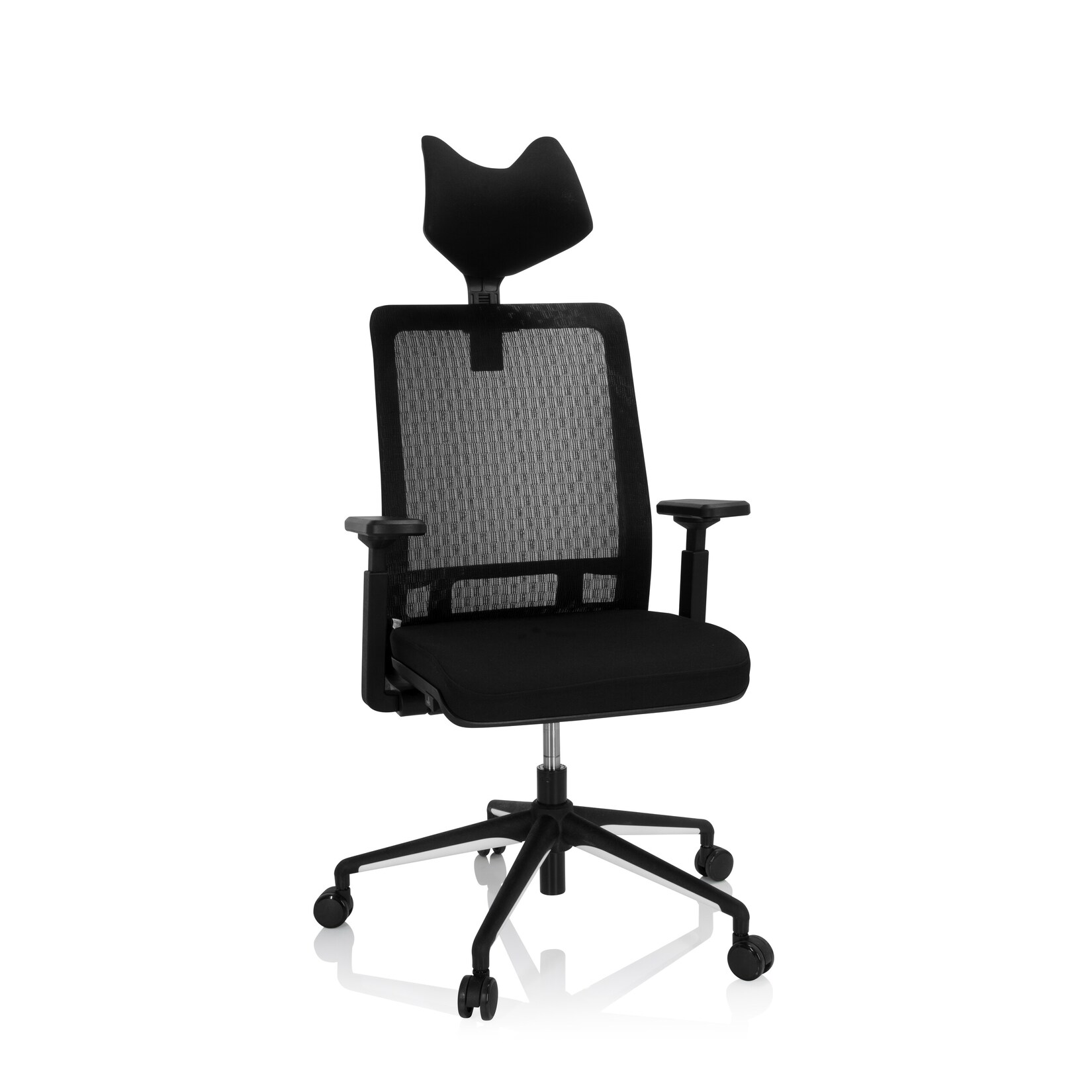 Profi Bürostuhl SKATE MA Stoff/Netzstoff mit Armlehnen hjh OFFICE