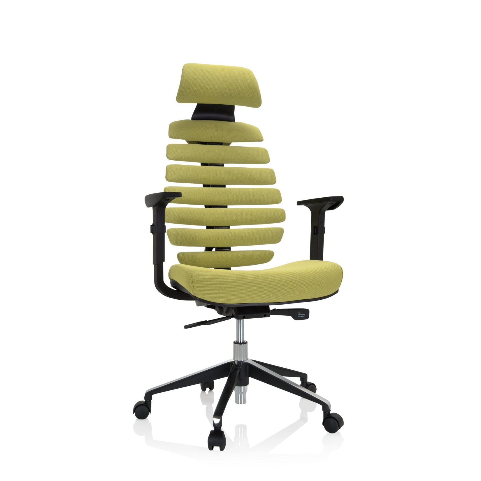 hjh OFFICE Profi Bürostuhl ERGO LINE II PRO Stoff mit Armlehnen (höhenverstellbar)
