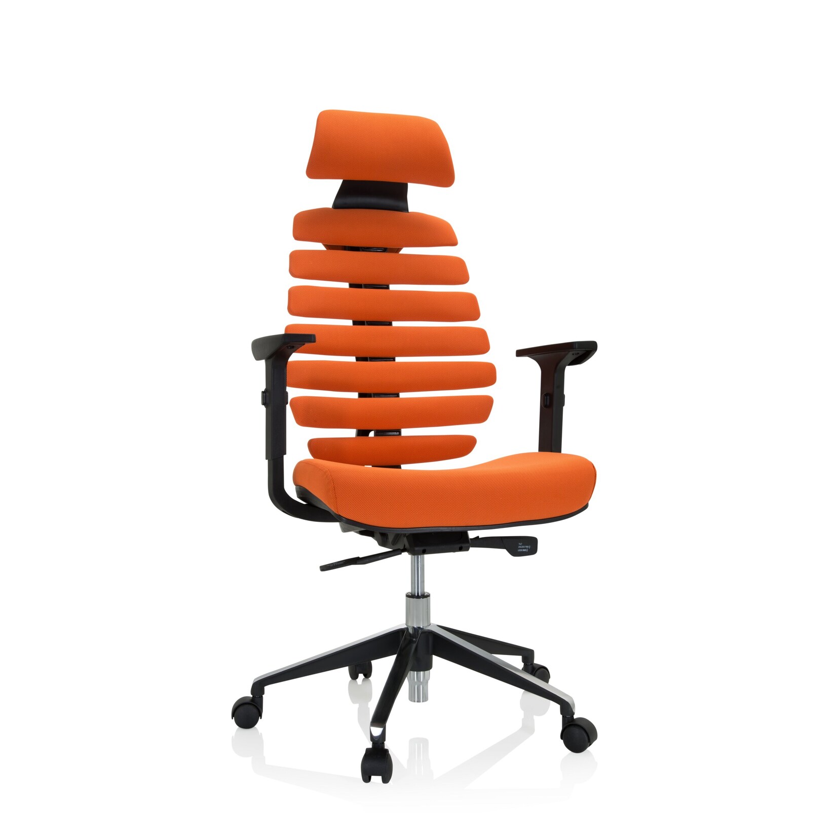 hjh OFFICE Profi Bürostuhl ERGO LINE II PRO Stoff mit Armlehnen (höhenverstellbar)