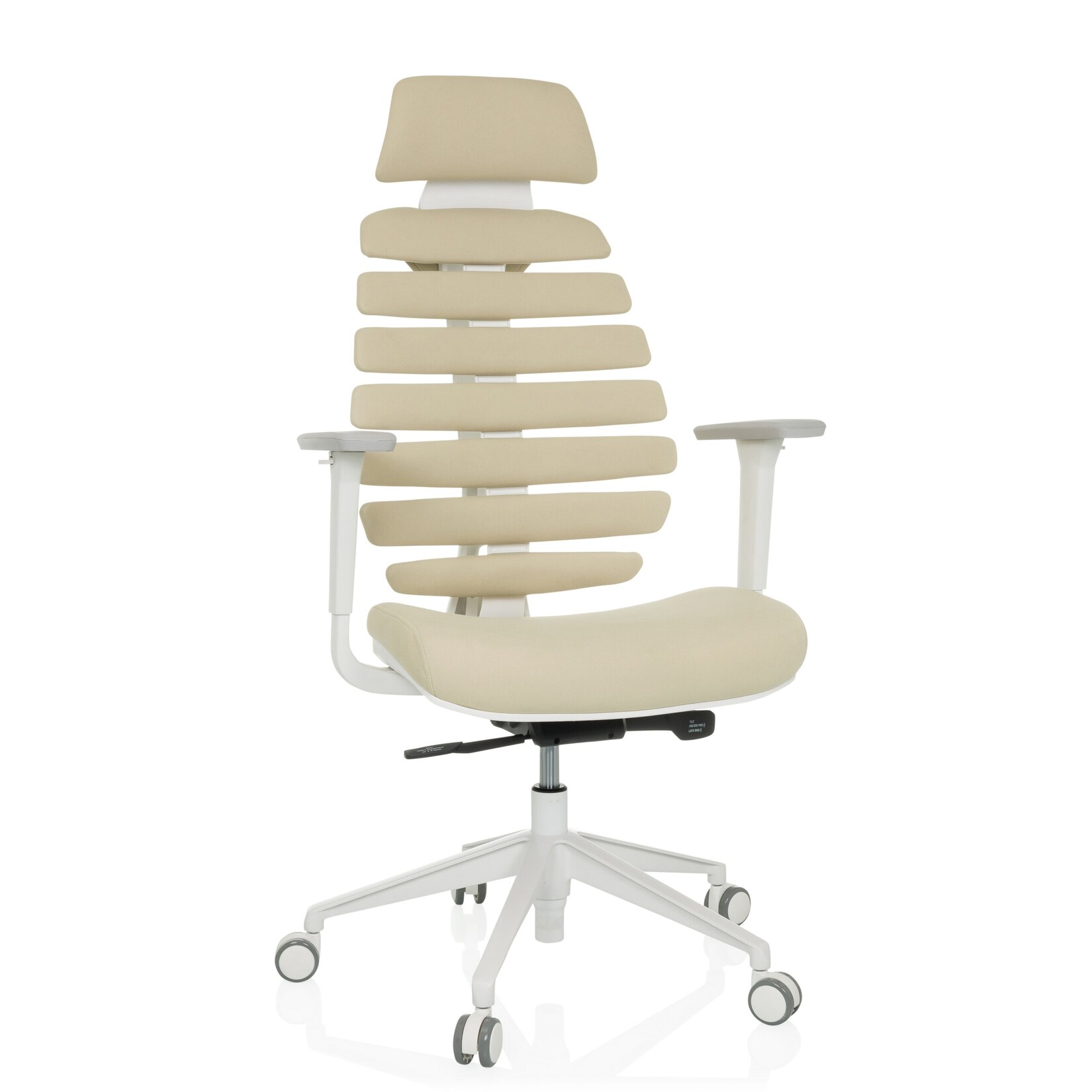 hjh OFFICE Profi Bürostuhl ERGO LINE W Stoff mit Armlehnen