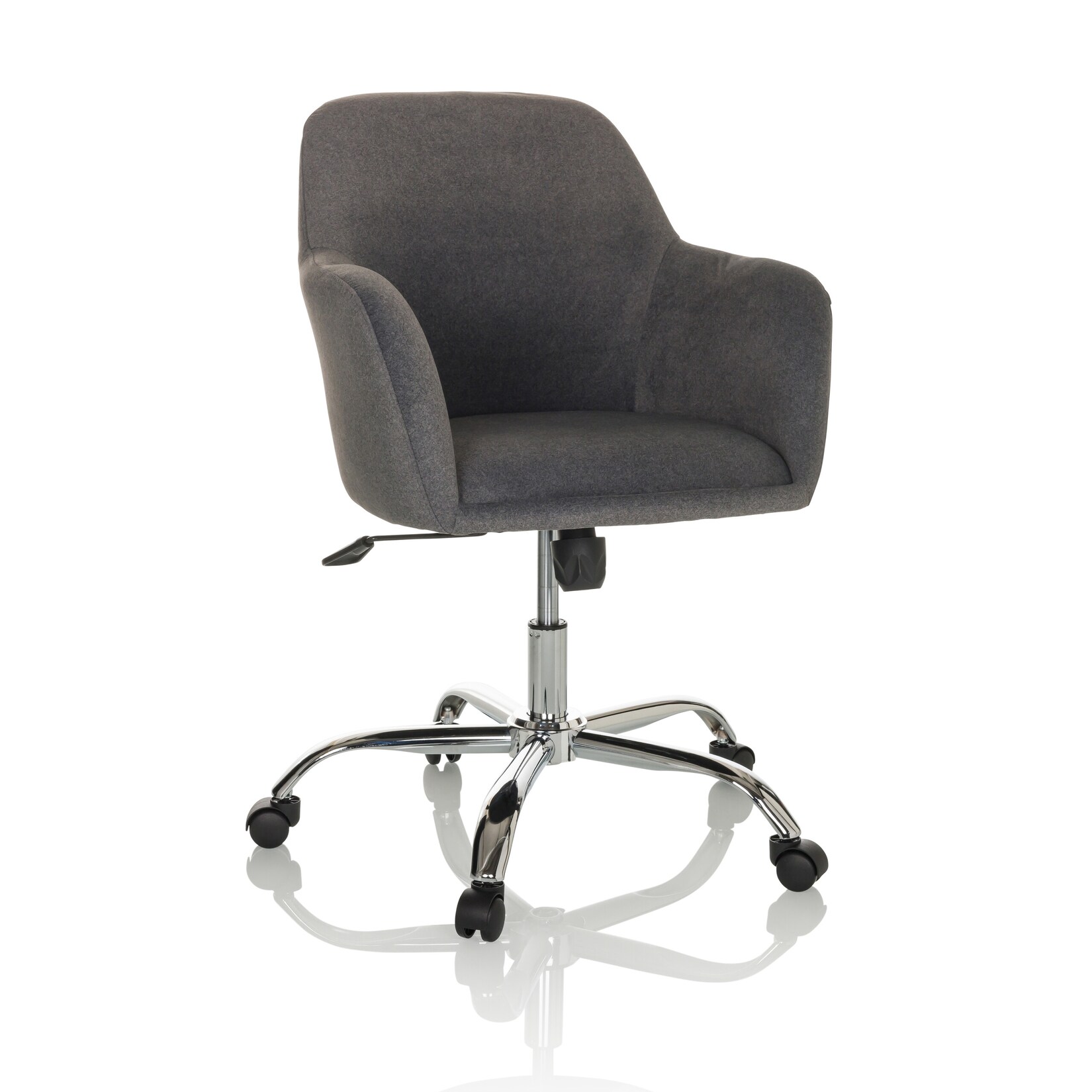 hjh OFFICE Home Office Bürostuhl SOLAO 300 Stoff mit Armlehnen | 04064323028468