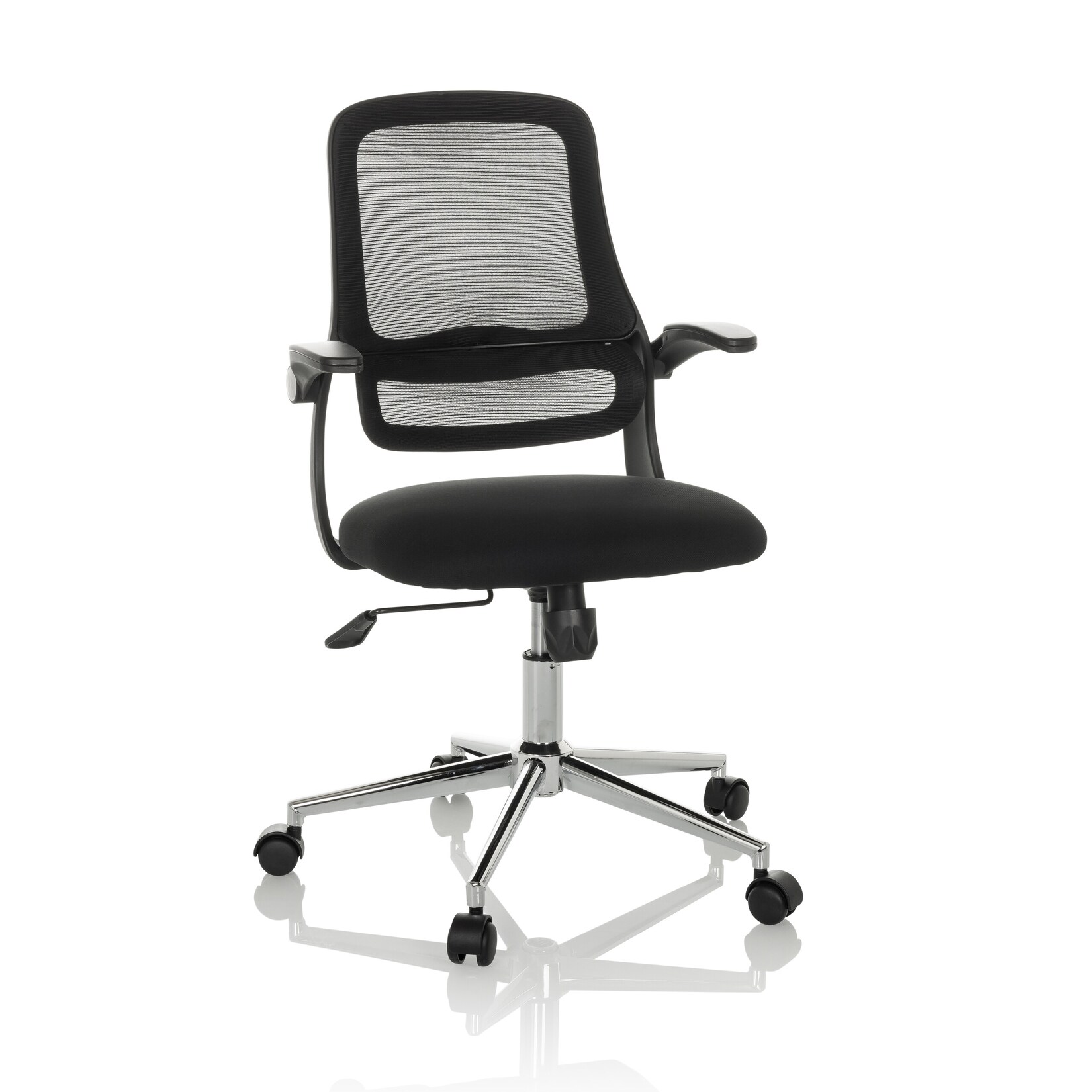 hjh OFFICE Home Office Bürostuhl MIKO B ECO Stoff/Netzstoff mit abklappbaren Armlehnen | 04064323037880