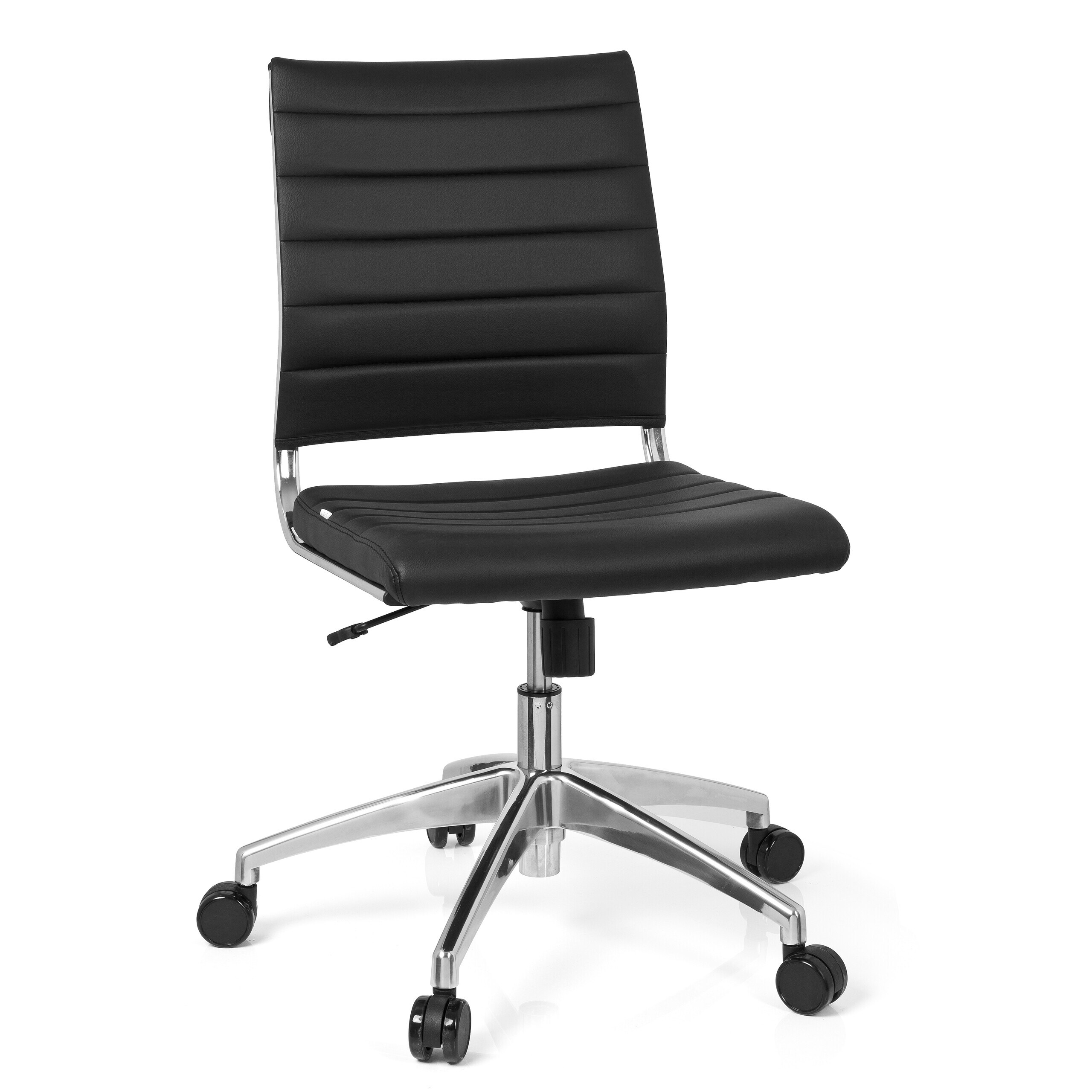 hjh OFFICE Profi B&uuml;rostuhl TRISHA Kunstleder ohne Armlehnen - Bild 1