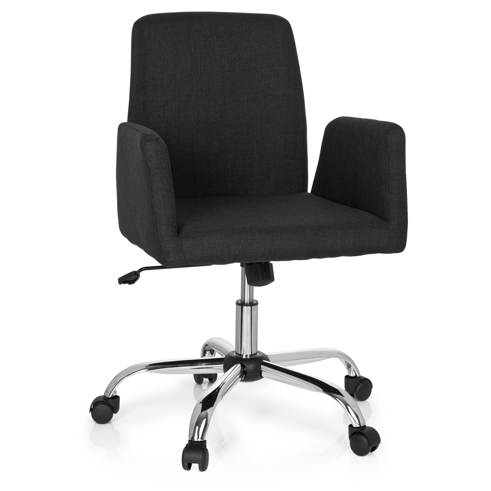 hjh OFFICE Home Office Bürostuhl FLOW Stoff mit Armlehnen | 04251084638900