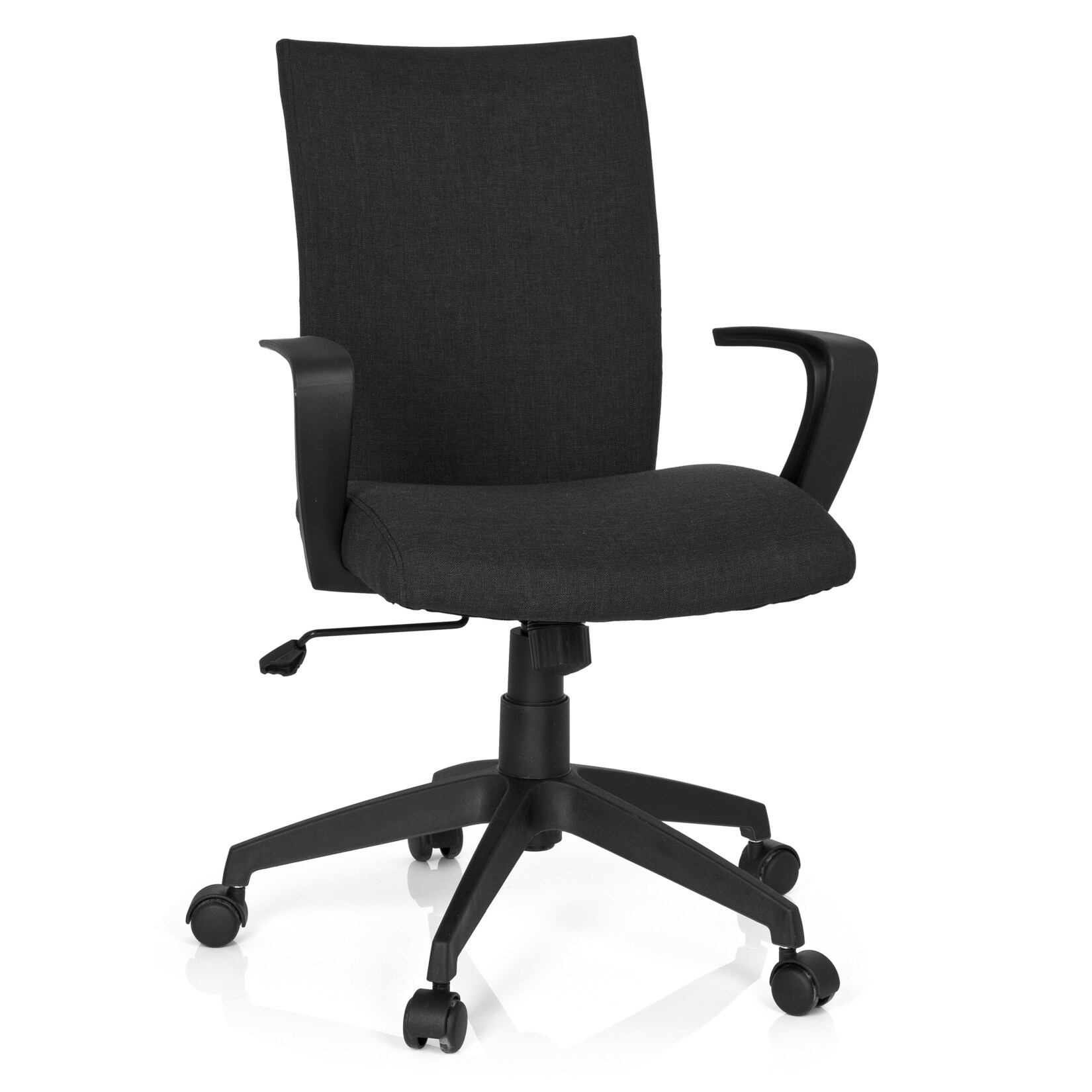 hjh OFFICE Home Office Bürostuhl SOFT Stoff mit Armlehnen | 04251084638931