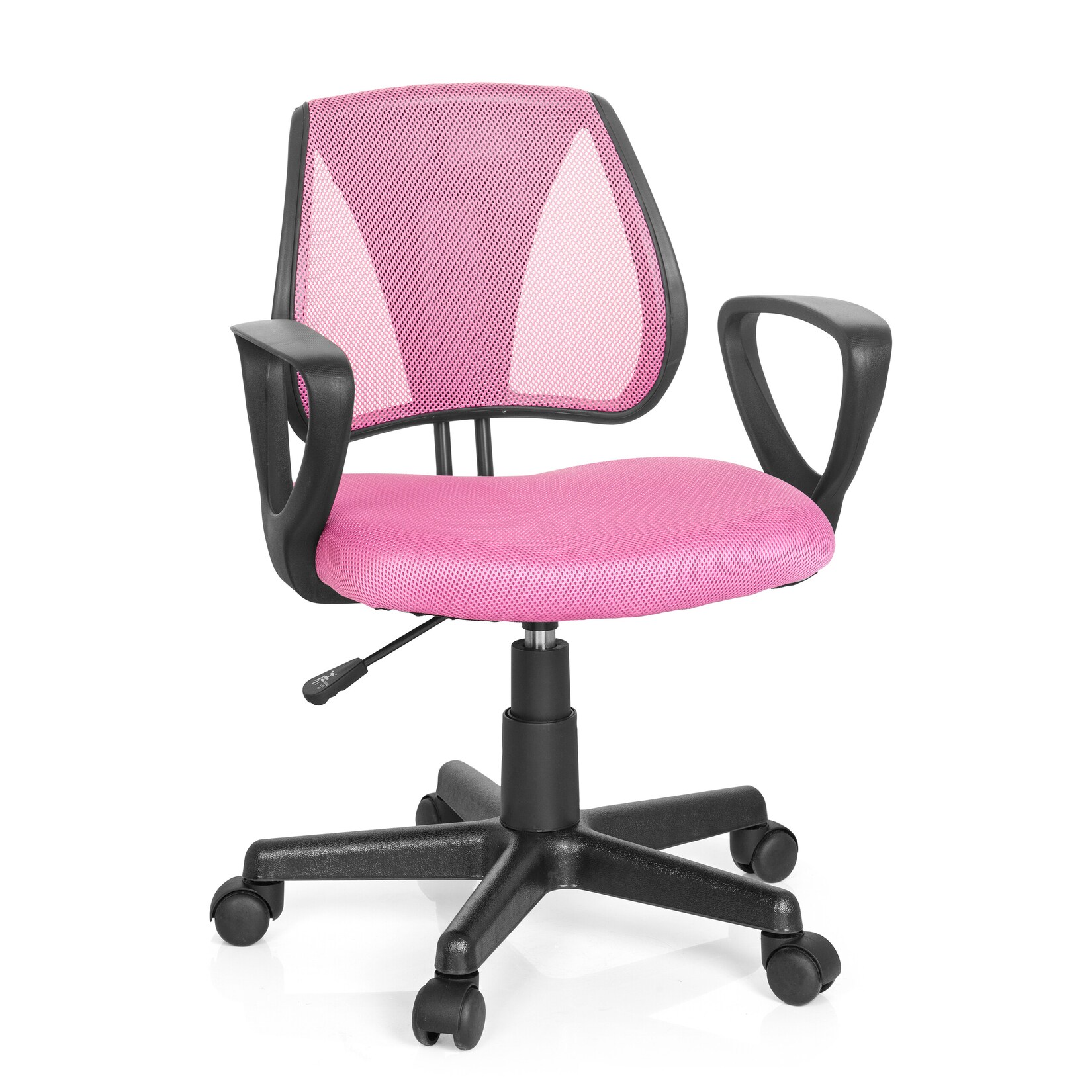 hjh OFFICE Kinderdrehstuhl KIDDY CD Stoff / Netzstoff mit Armlehnen