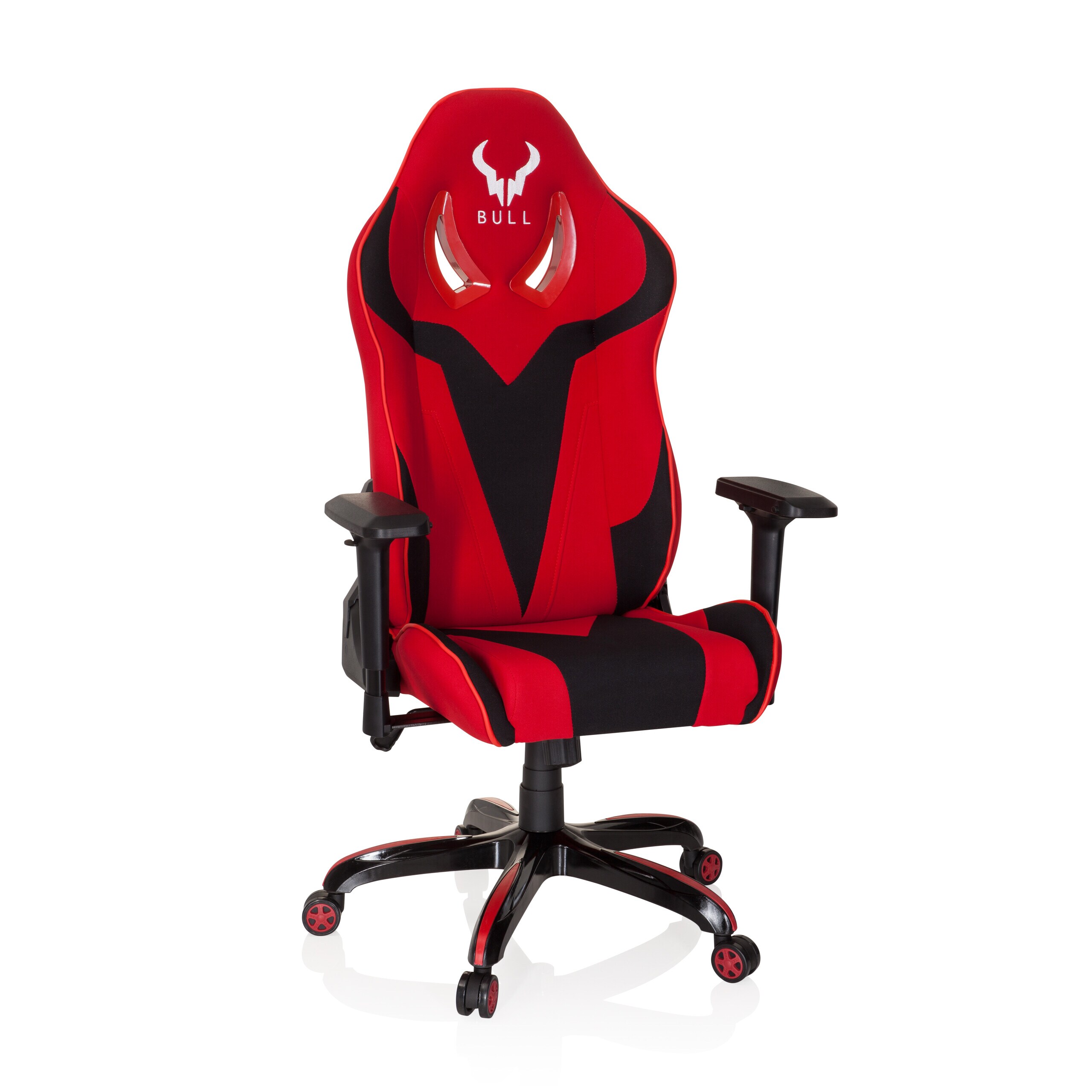 hjh OFFICE Gamingstuhl PROMOTER II Stoff mit Armlehnen (h&ouml;henverstellbar) - Bild 1