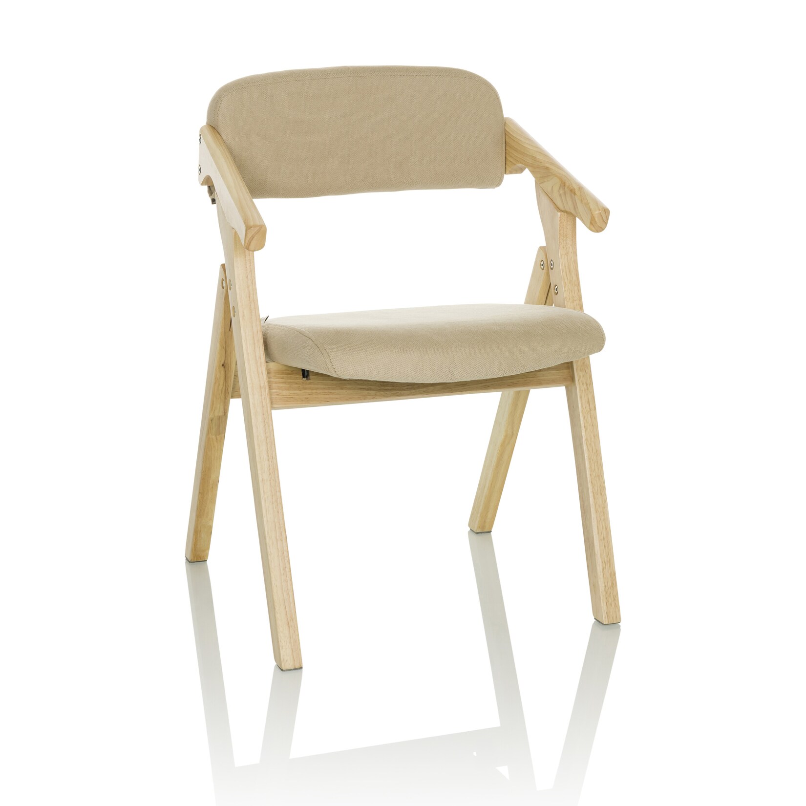 hjh OFFICE Klappstuhl SCANDIO Stoff mit Armlehnen | 04064323035008