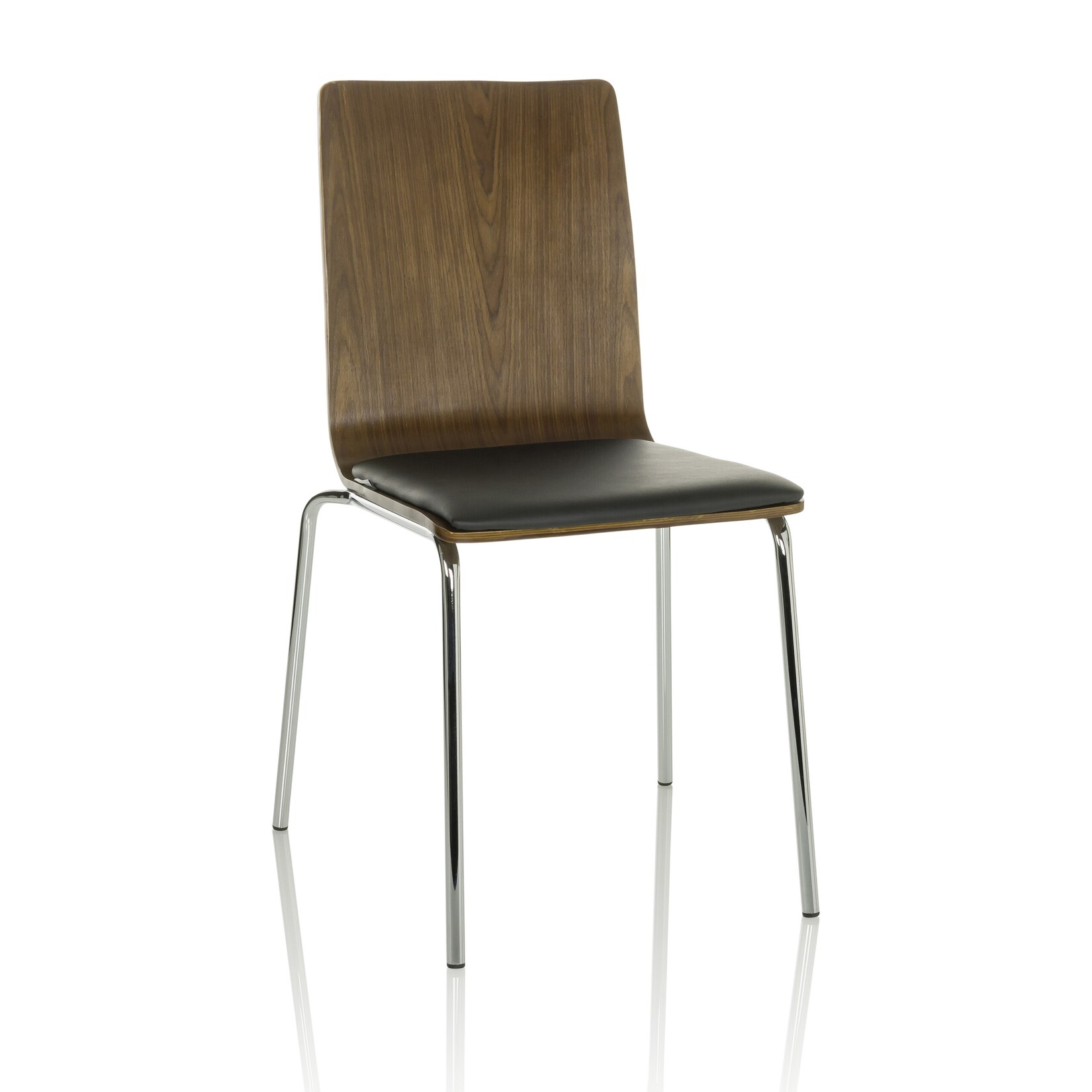 hjh OFFICE Besucherstuhl Konferenzstuhl PERIA Holz | 04064323035091