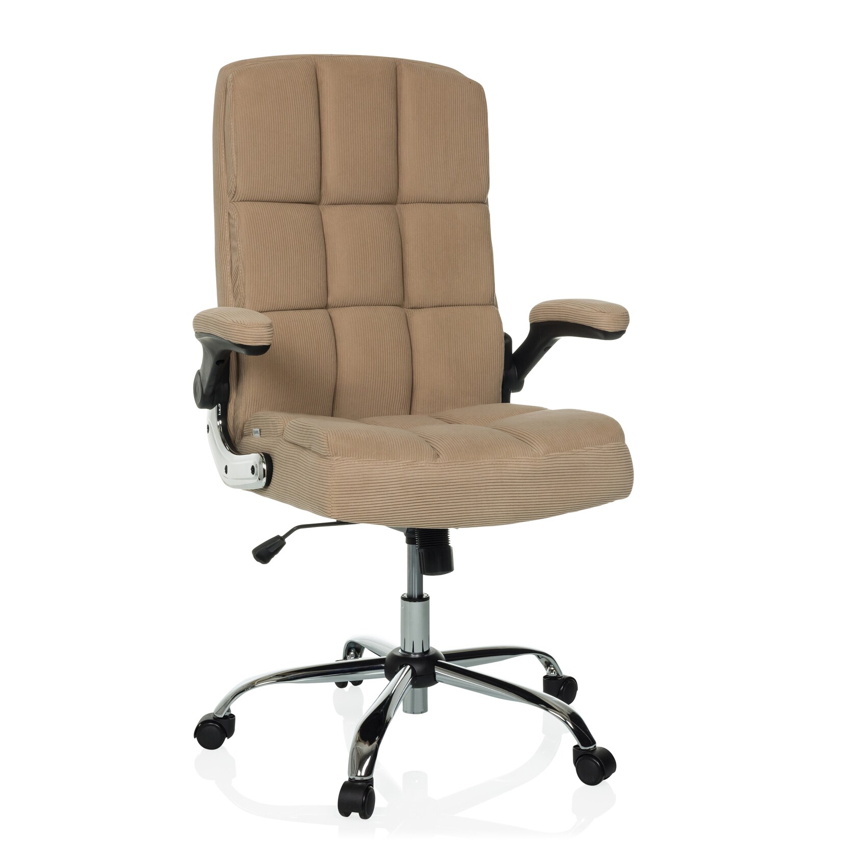 MyBuero Home Office Chefsessel RELAX WD 100 Stoff mit abklappbaren Armlehnen | 04064323106197