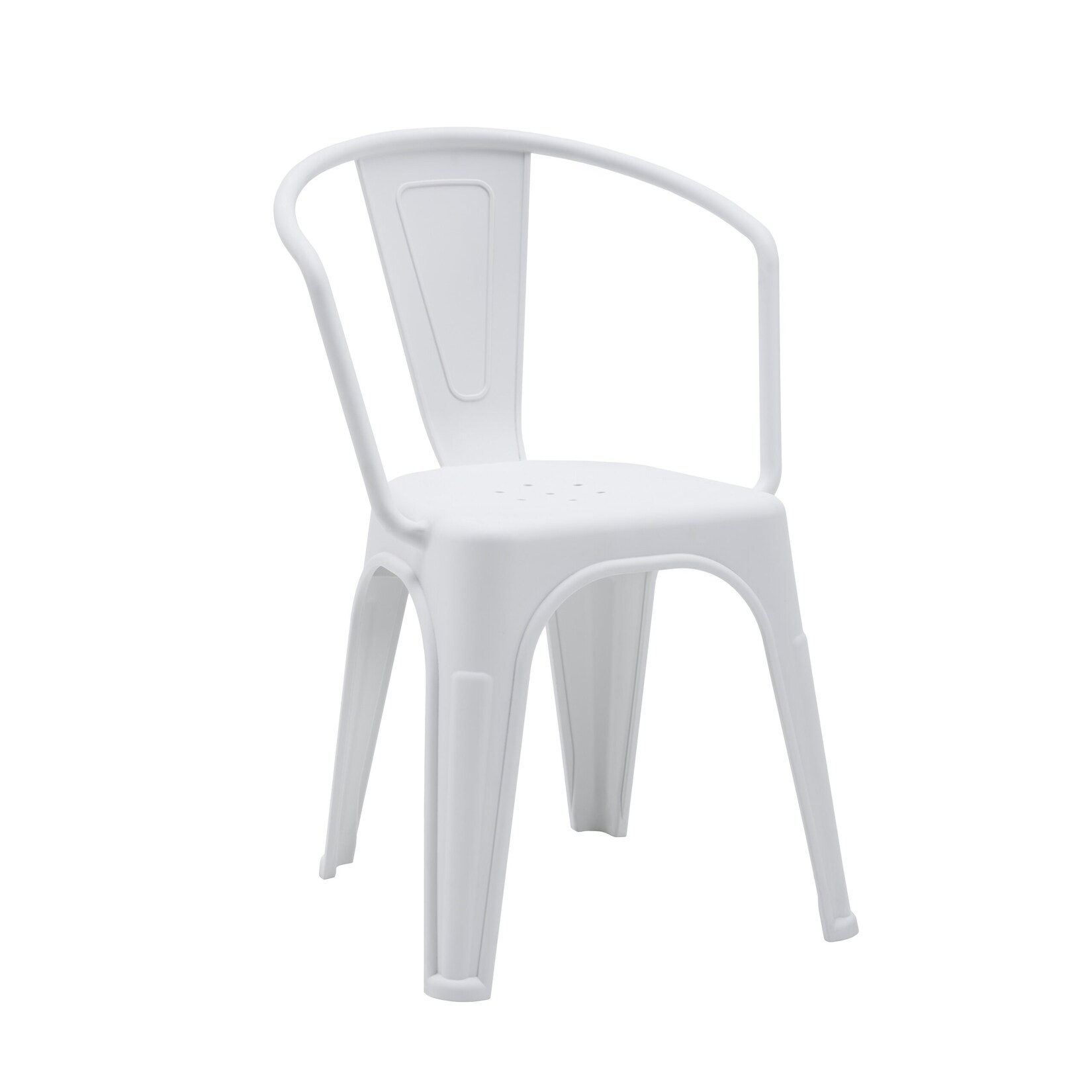 hjh OFFICE Bistrostuhl Vantaggio Poly 100% Polypropylen mit Armlehnen