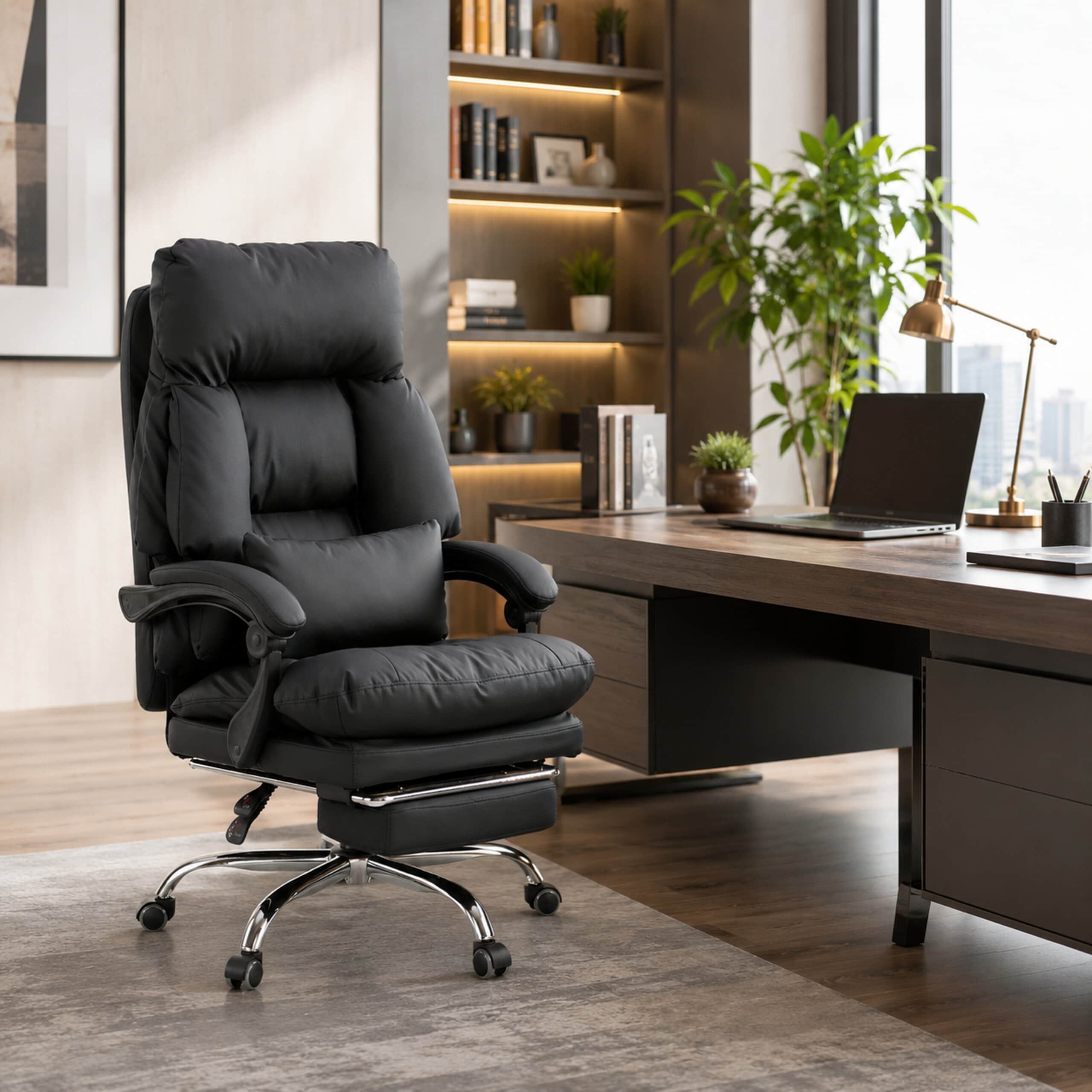 MyBuero Home Office Chefsessel Relax Legoro Kunstleder mit Armlehnen - Bild 1