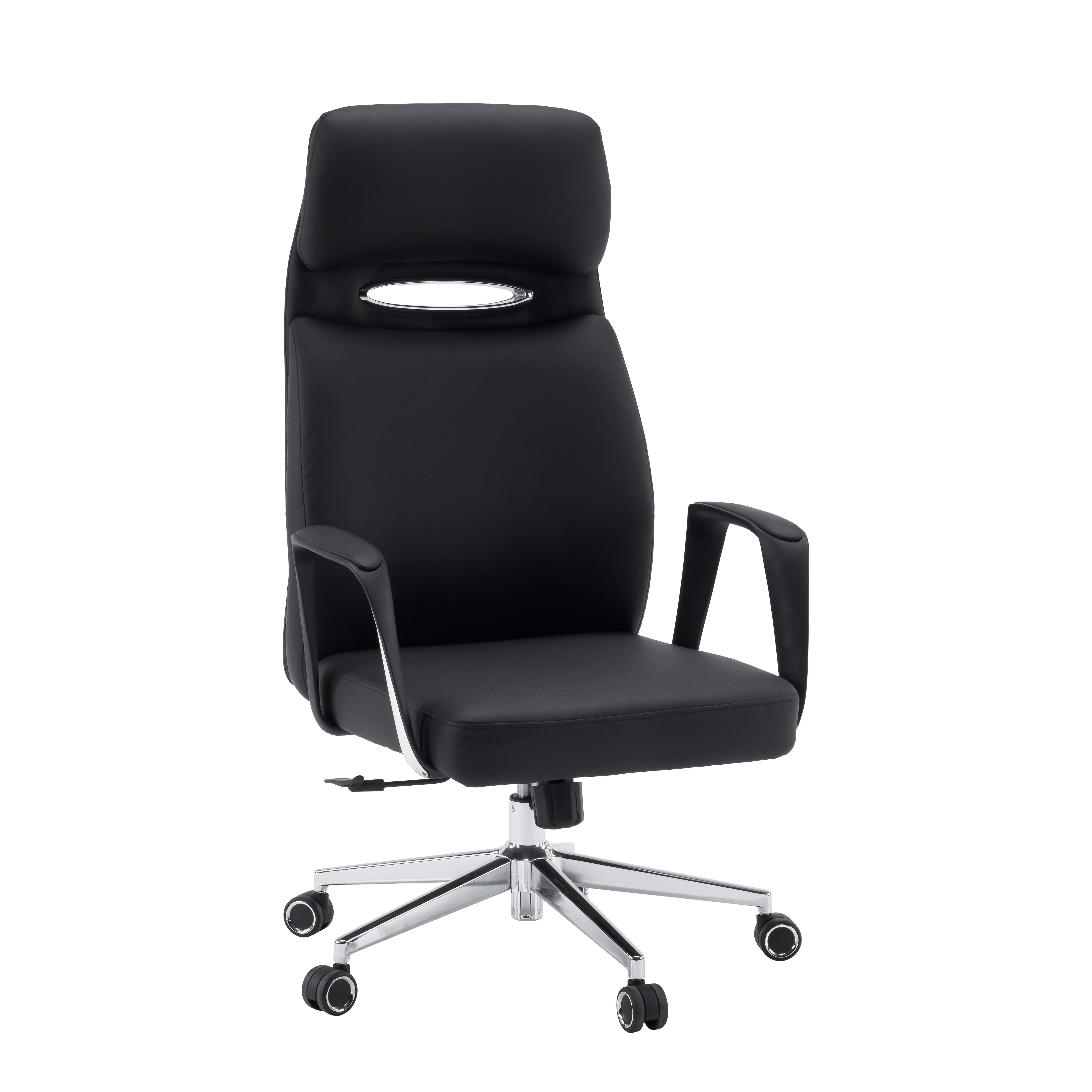 hjh OFFICE Profi Chefsessel VELVET ECO Kunstleder mit Armlehnen - Bild 1