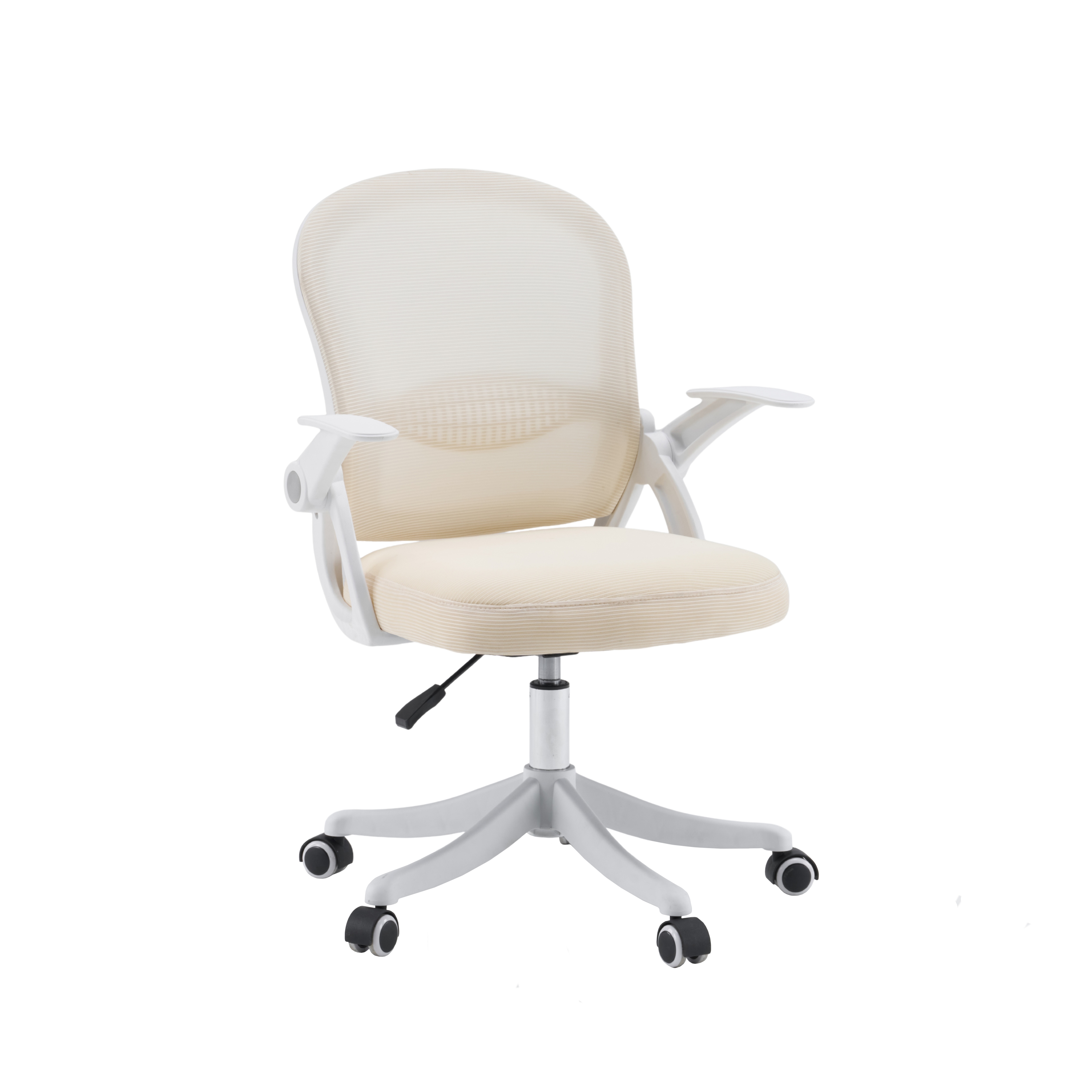 hjh OFFICE Home Office B&uuml;rostuhl Naluro Stoff / Netzstoff mit abklappbaren Armlehnen - Bild 1