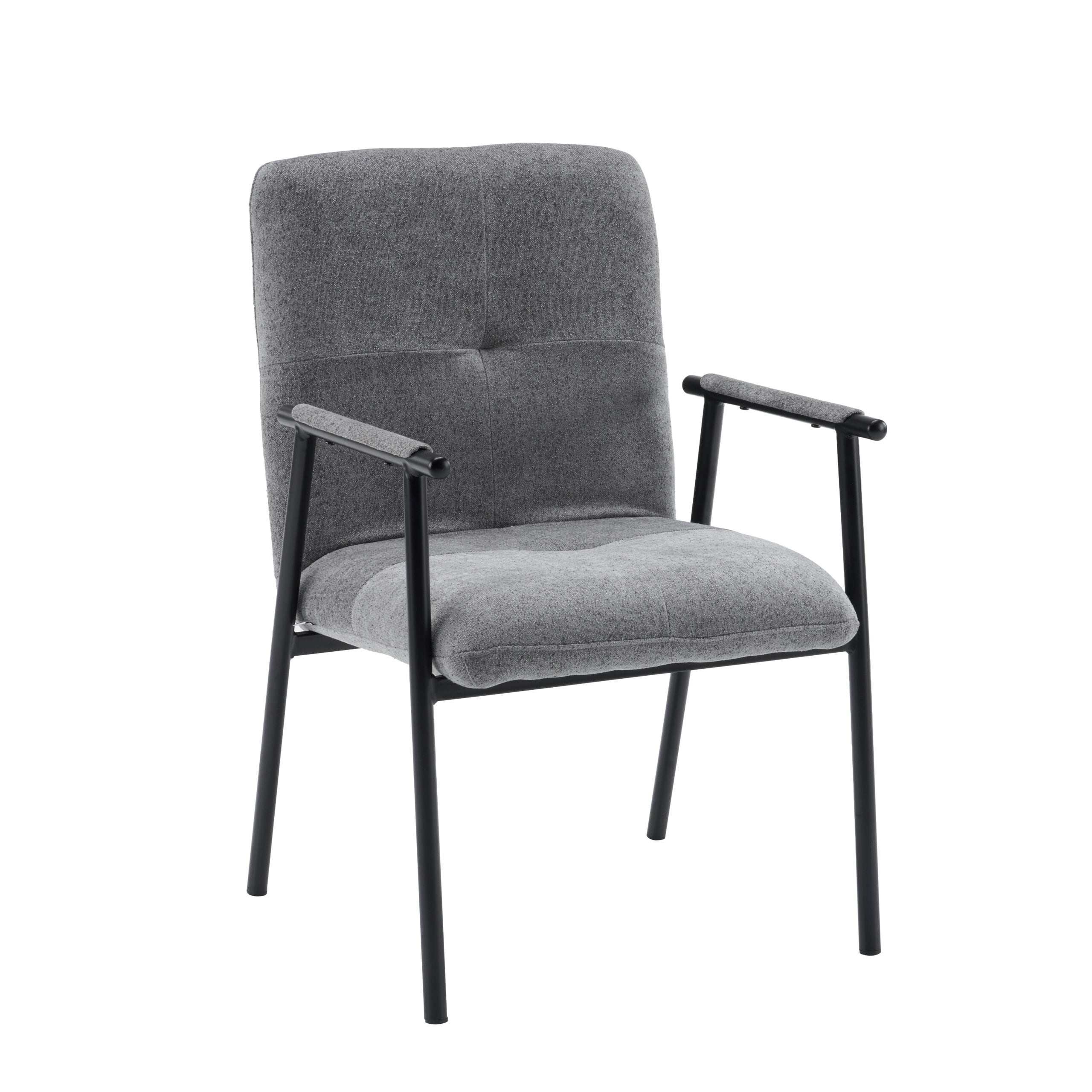 hjh LIVING Polsterstuhl Lifea Flex Stoff mit Armlehnen - Bild 1