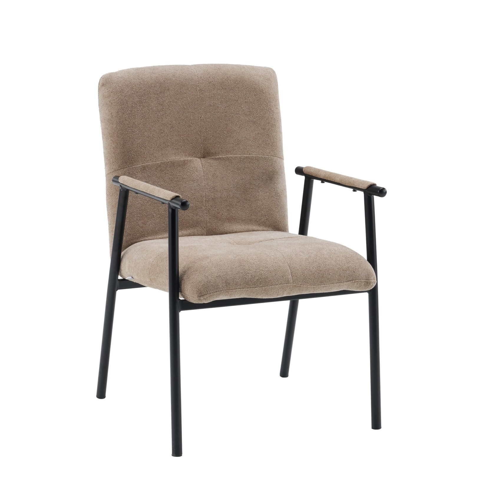 hjh LIVING Polsterstuhl Lifea Flex Stoff mit Armlehnen