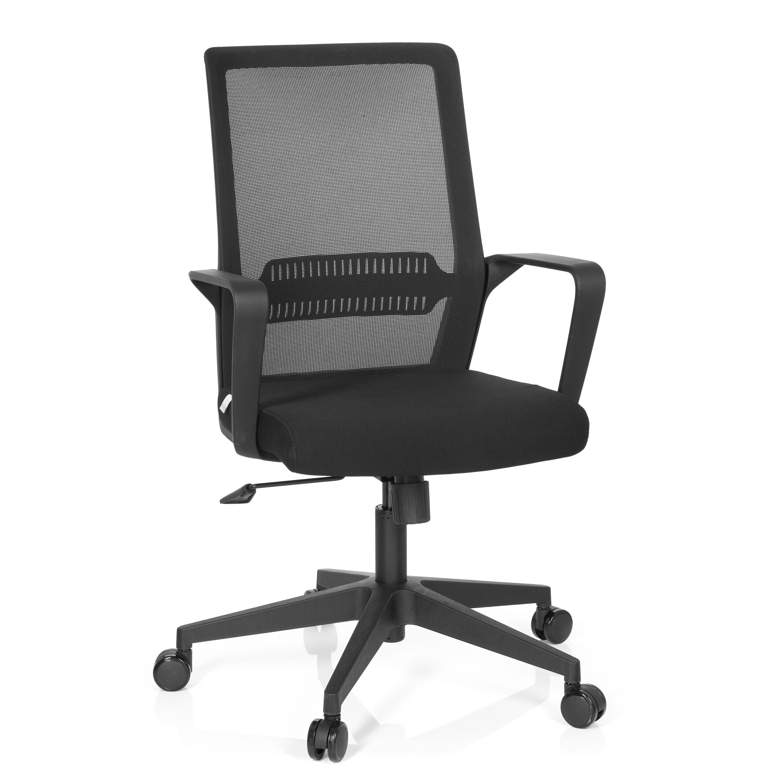 hjh OFFICE Home Office B&uuml;rostuhl PRESTON Stoff / Netzstoff mit Armlehnen - Bild 1