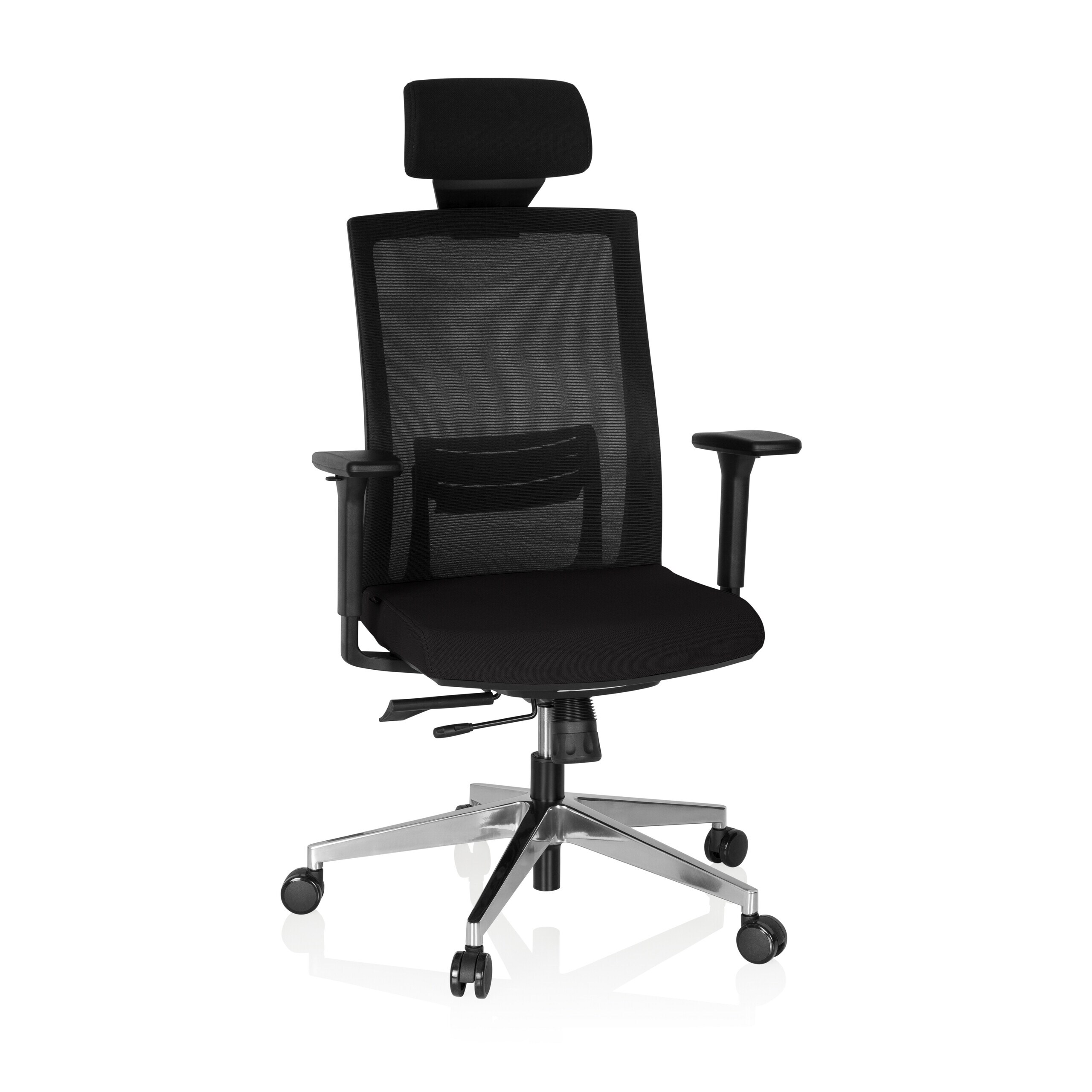 hjh OFFICE Profi Chefsessel CAPTIVA Stoff / Netzstoff mit Armlehnen (h&ouml;henverstellbar) - Bild 1