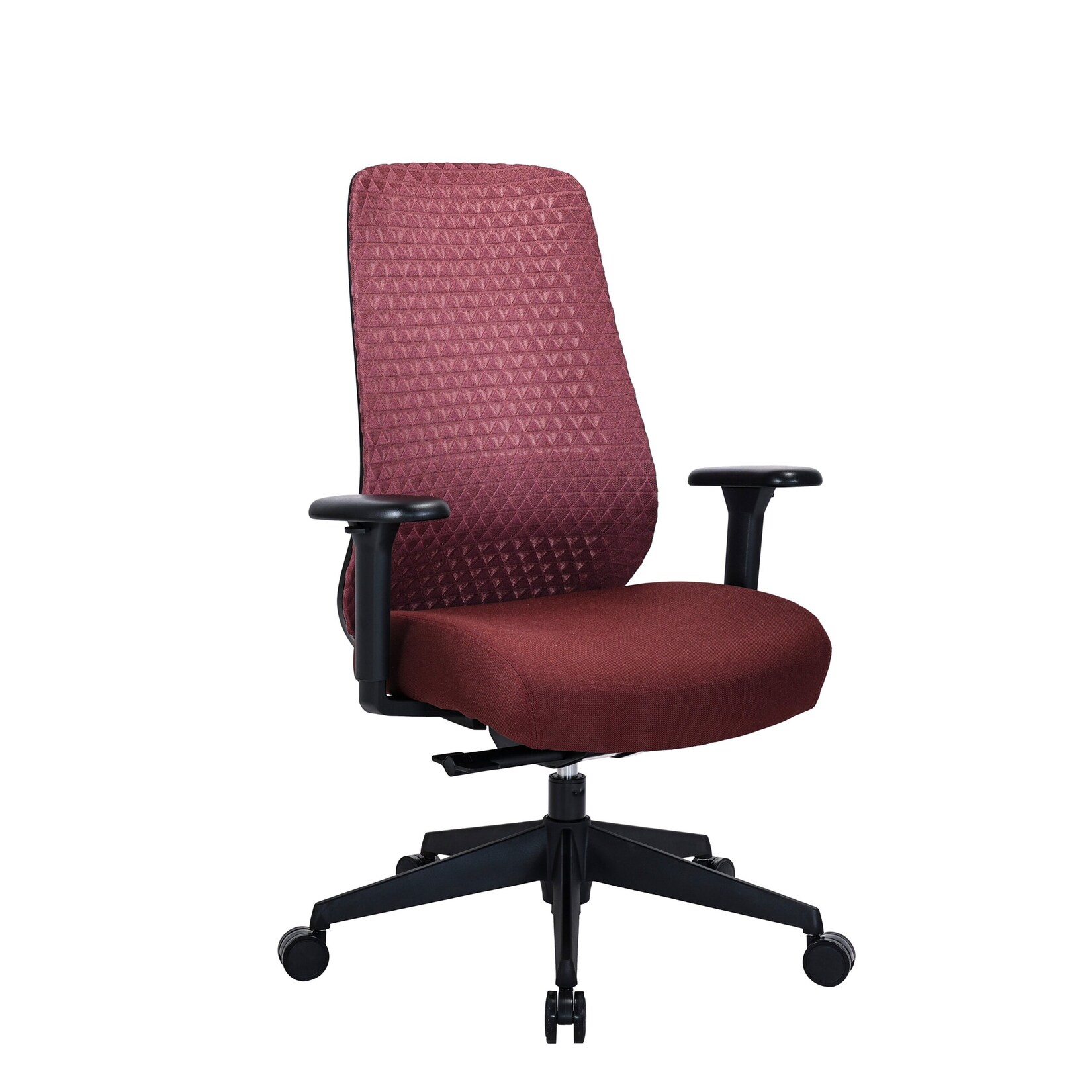 hjh OFFICE Profi Bürostuhl Verviq Stoff / Netzstoff mit Armlehnen (höhenverstellbar)